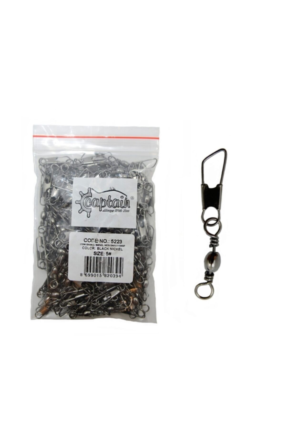 CAPTAIN Klips 5223 144 Lü Pk Black Nıckel Sıze: 5