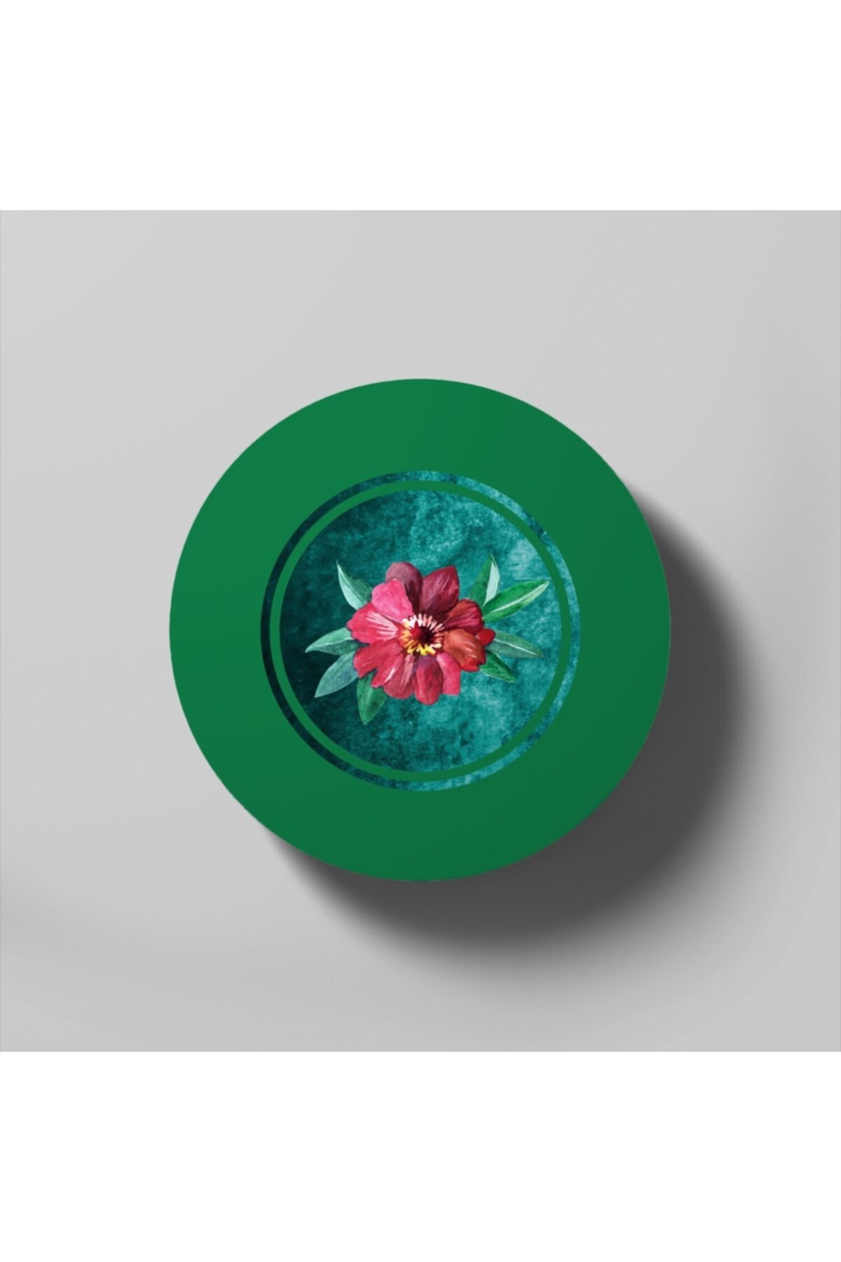 Fizello Traditional Flower Painting Bardak Altlığı