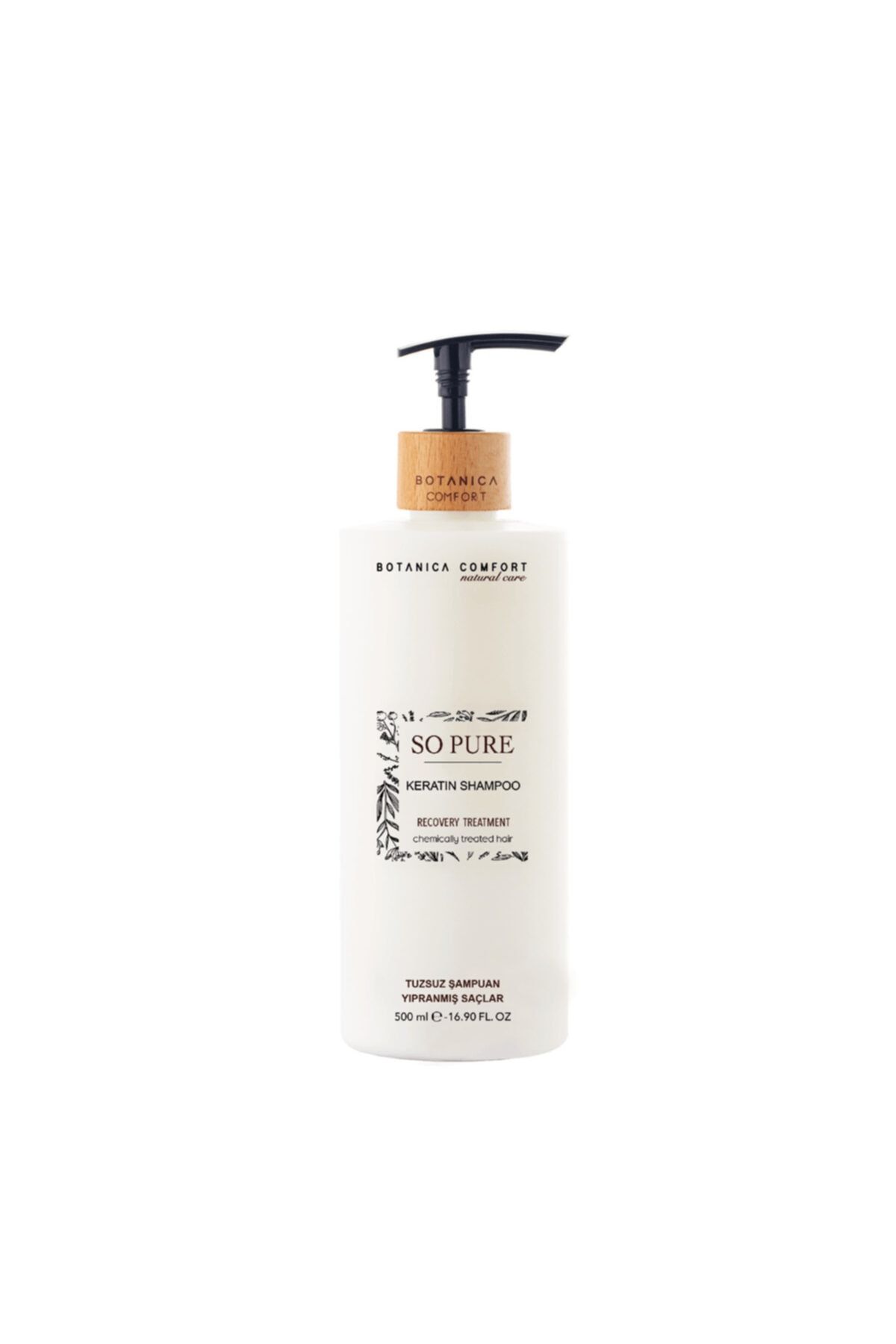 BOTANICA COMFORT Recovery Şampuan Keratin 500 ml