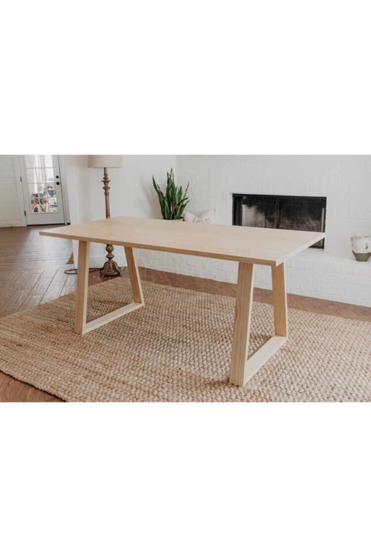 naturwoods Modern Ahşap Masa Çam Ağacı