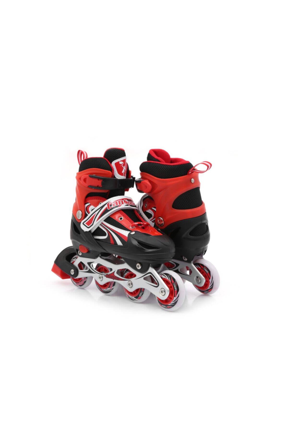 burak sport Kırmızı Ayarlanabilir Paten