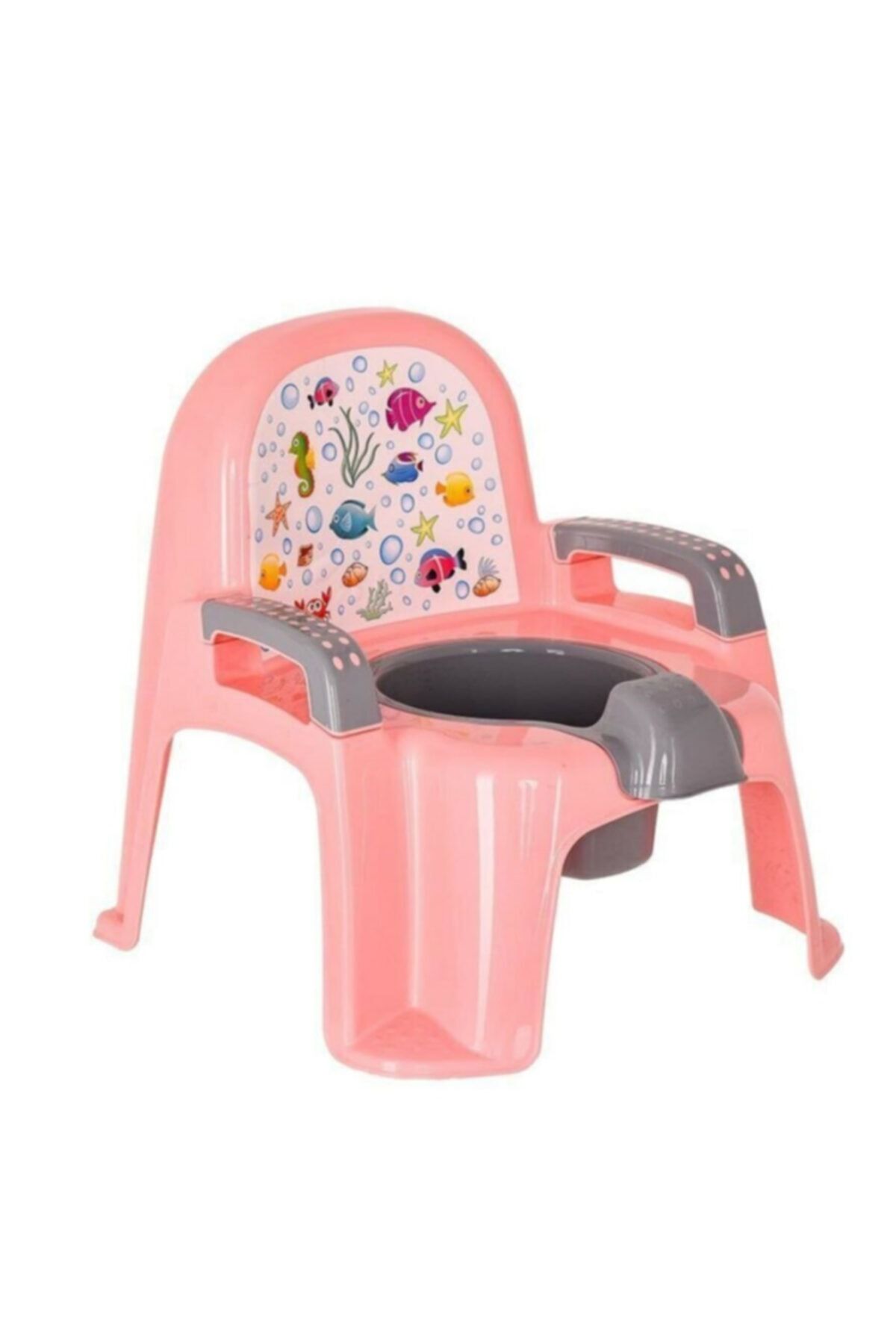 Mirvano Tutma Kollu Afacan Lazımlık, Kaydırmaz Çocuk Lazımlığı, Tuvalet Alıştırma Lazımlığı (pembe)