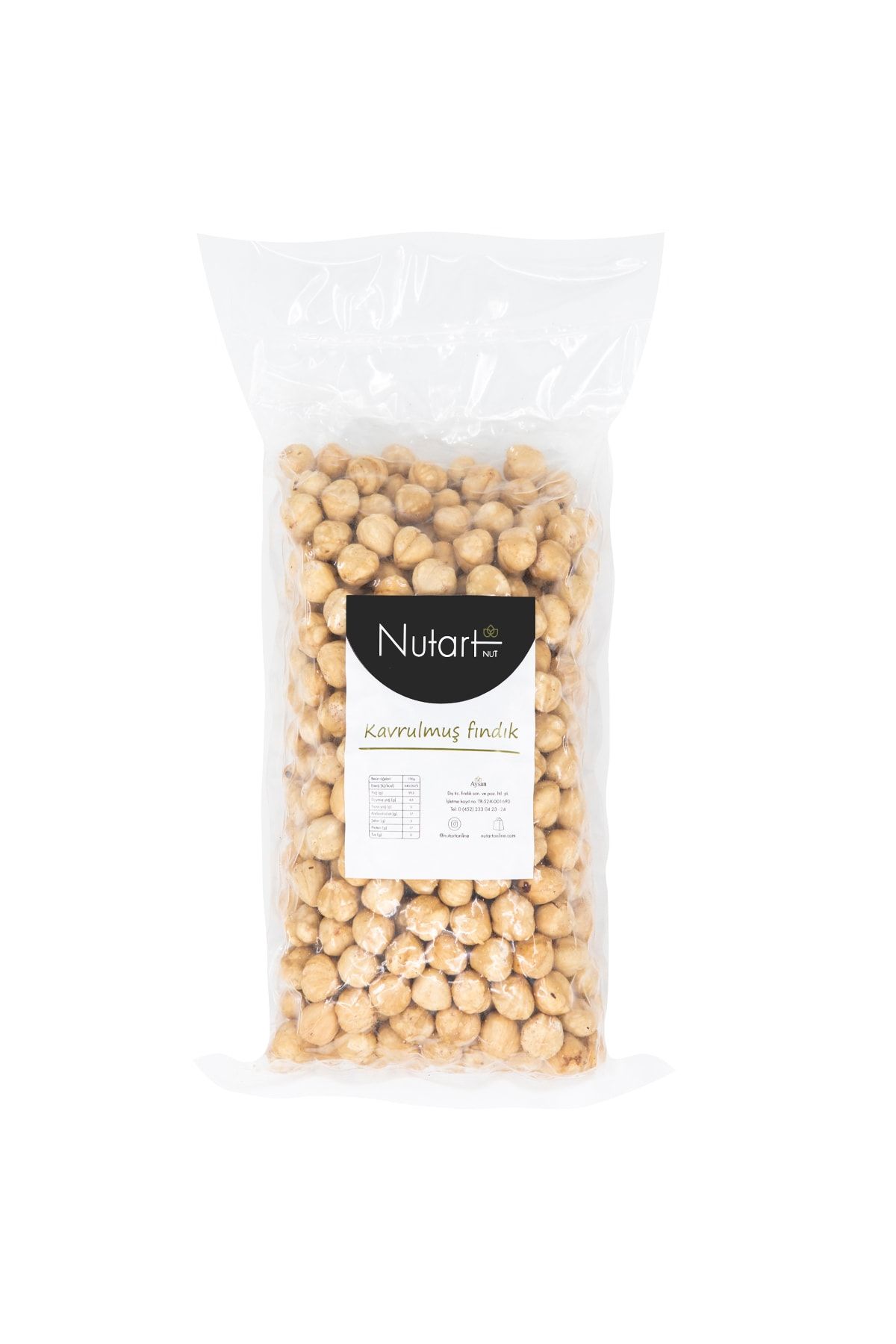Nutart Kavrulmuş Fındık Vakum 500g