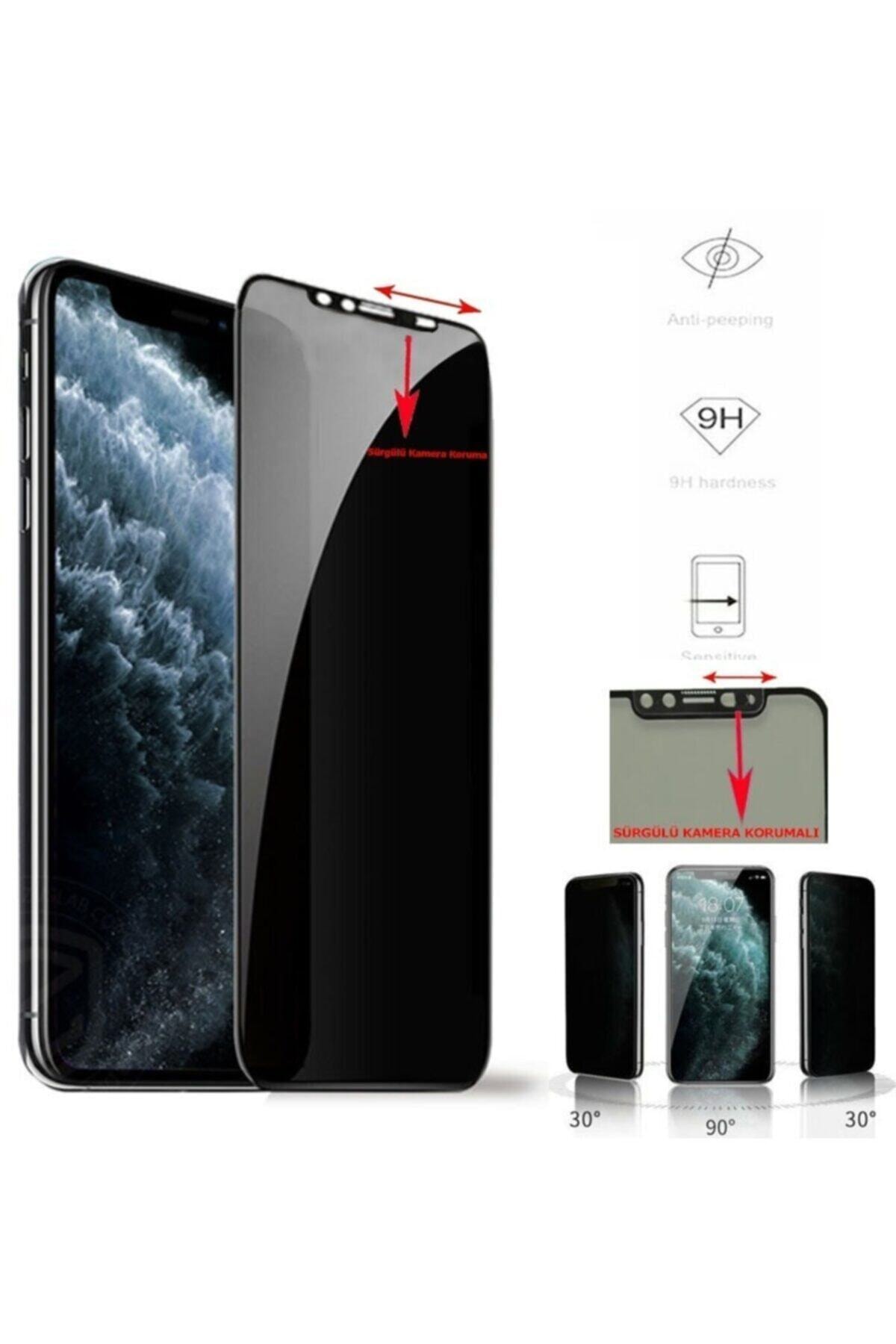 MİRAKSESUAR Iphone 11 Ön Kamera Gizlemeli Yeni Nesil Tam Korumalı Gizli Hayalet Seramik Koruyucu