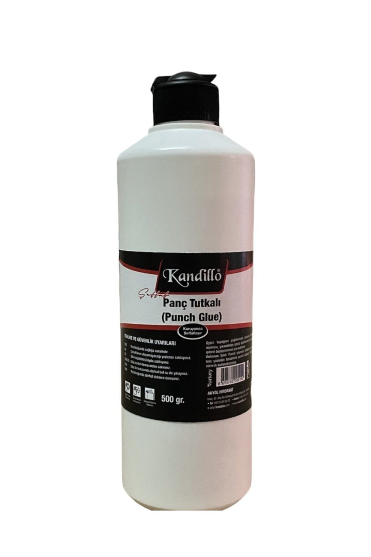 Kandillo Panç Tutkalı, 500 Gr, Şeffaf Punch Tutkalı, Yapıştırıcı