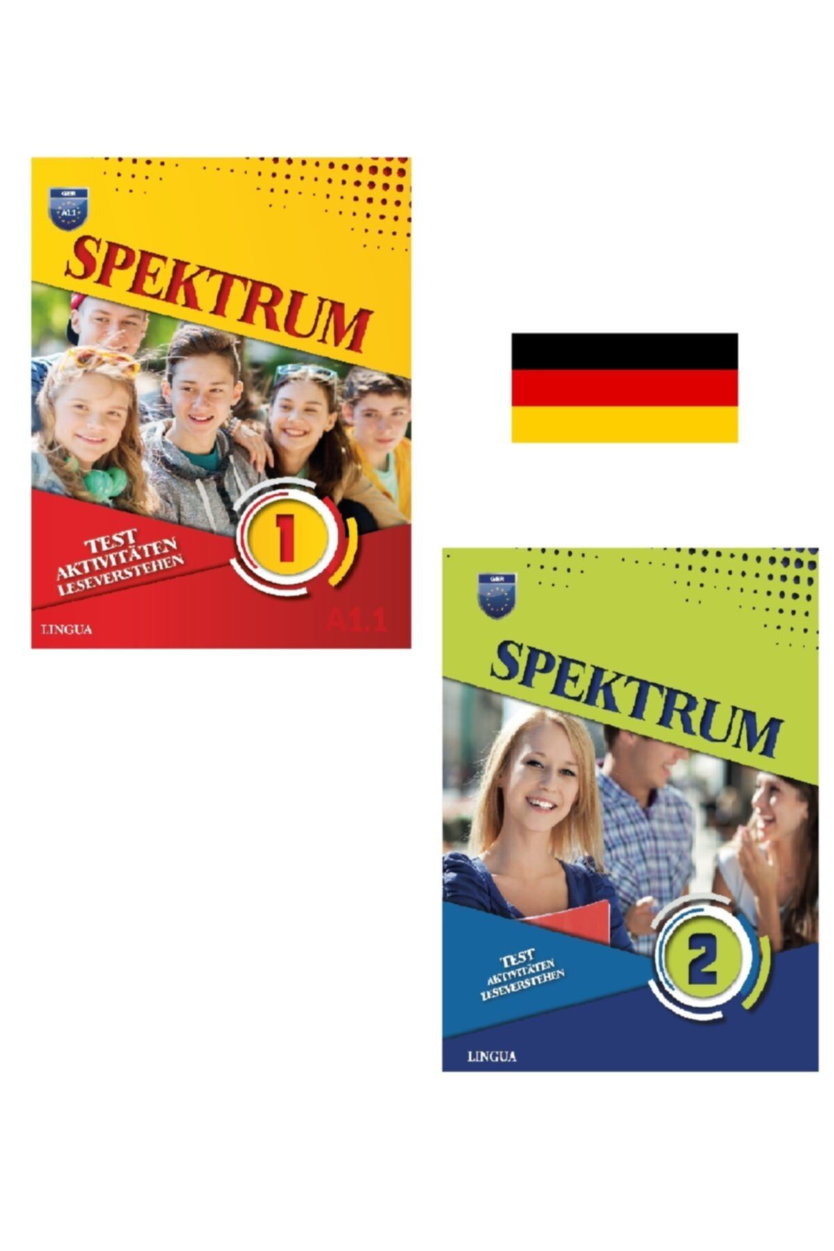 Lingua Yayınevi Almanca Alıştırma Ve Test Kitabı - Spectrum A.1 Ve A.2