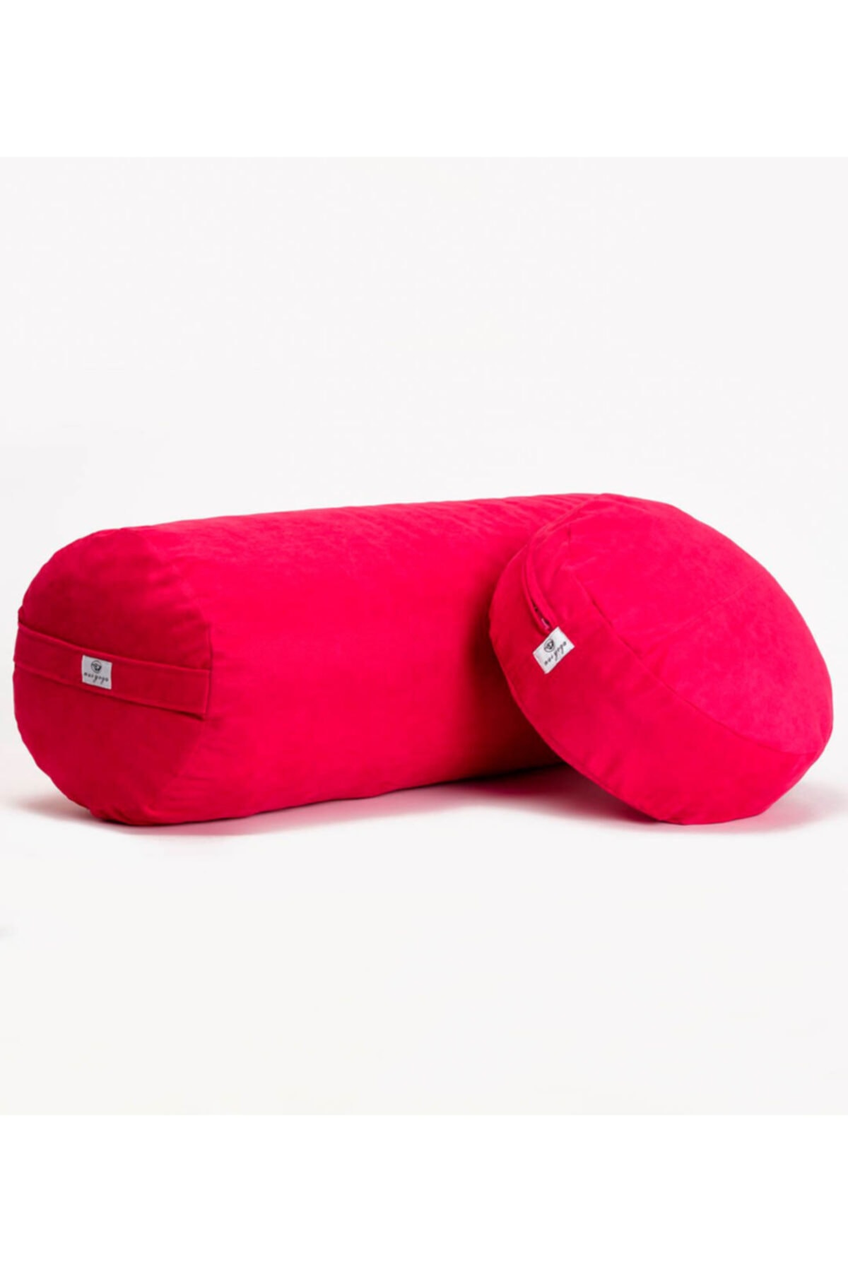 Nui Yoga Pembe Bolster & Meditasyon Minderi