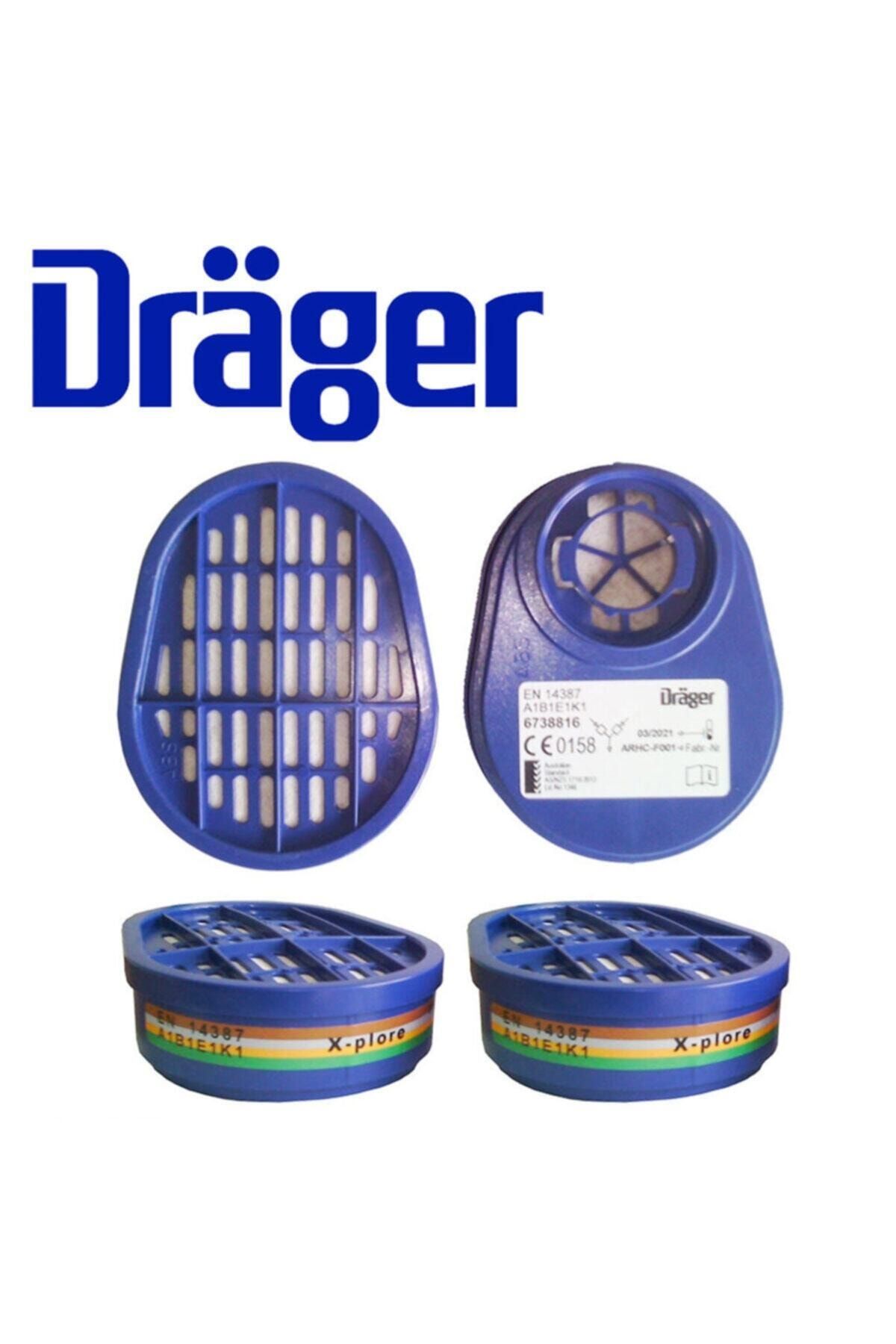 Drager Abek1 Organik, Inorganik Asit Amonyak Gaz Filtresi