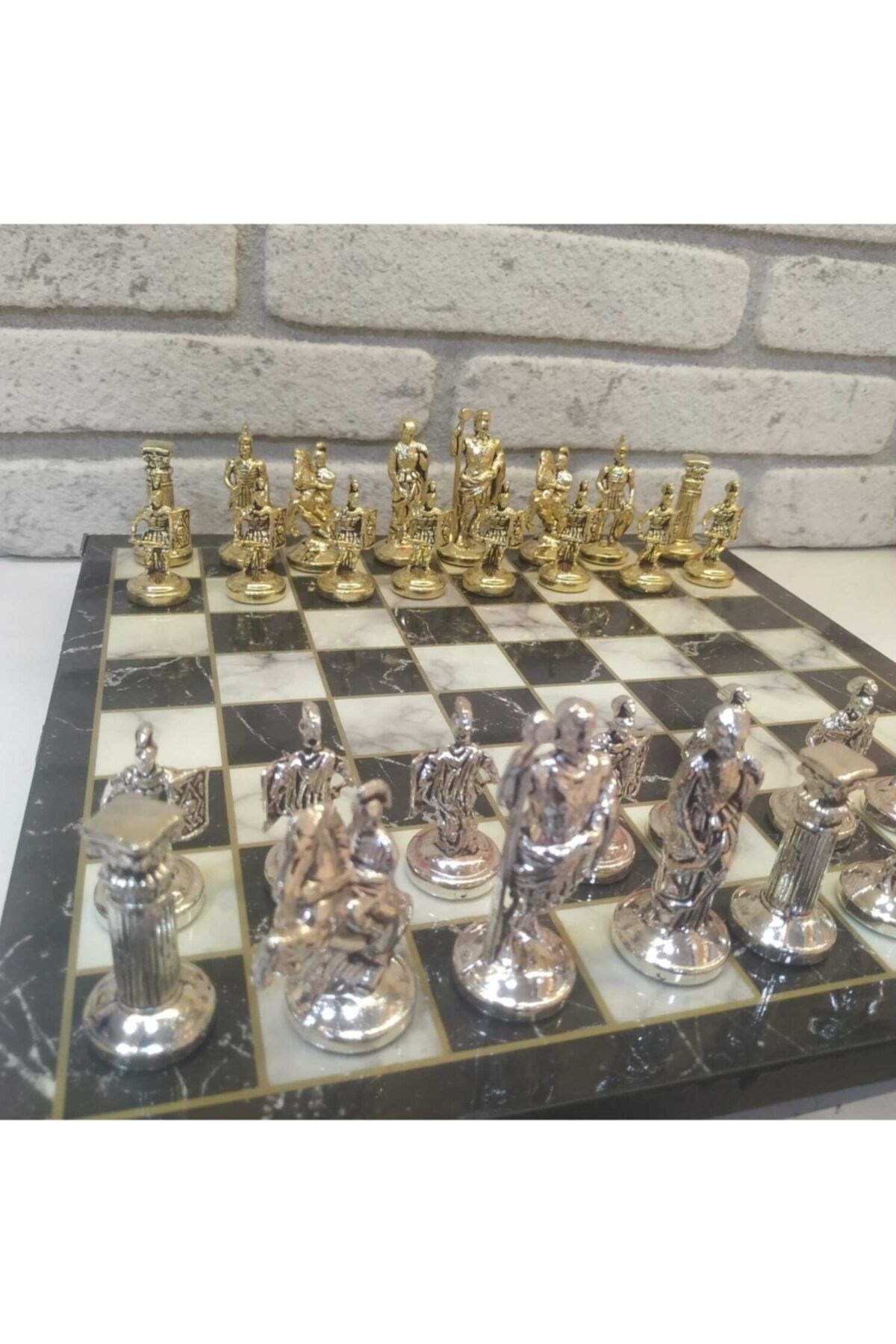 Gold home design Satranç Takımı 30x30 Cm