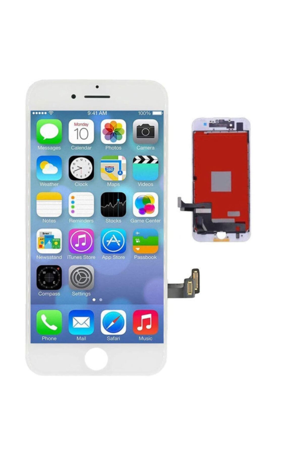 DMN Apple Iphone 7 Uyumlu Lcd Ekran Dokunmatik Beyaz (#1420356700)