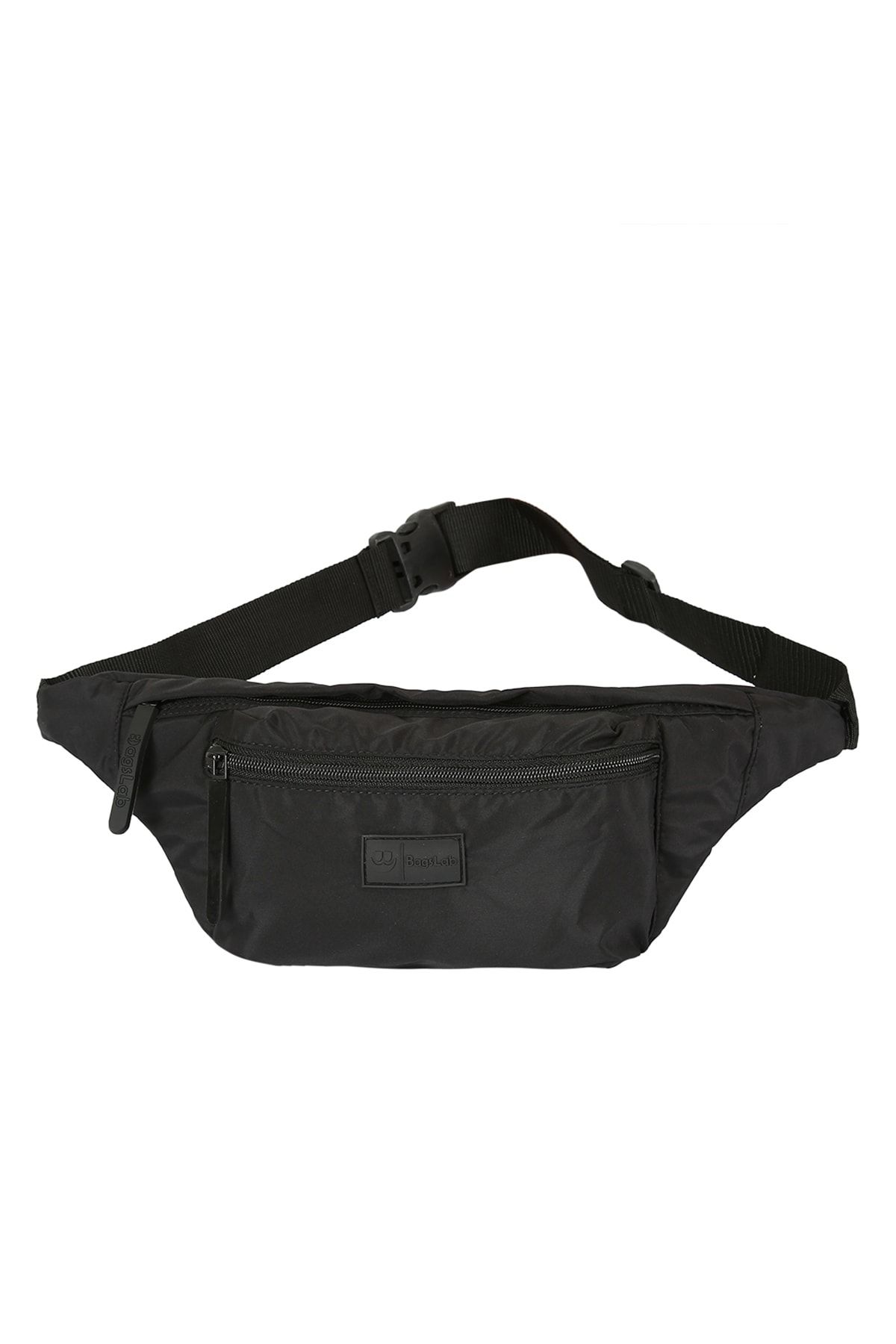 bagspark Siyah Bodyw Çift Cepli Çapraz Göğüs Ve Bel Çantası