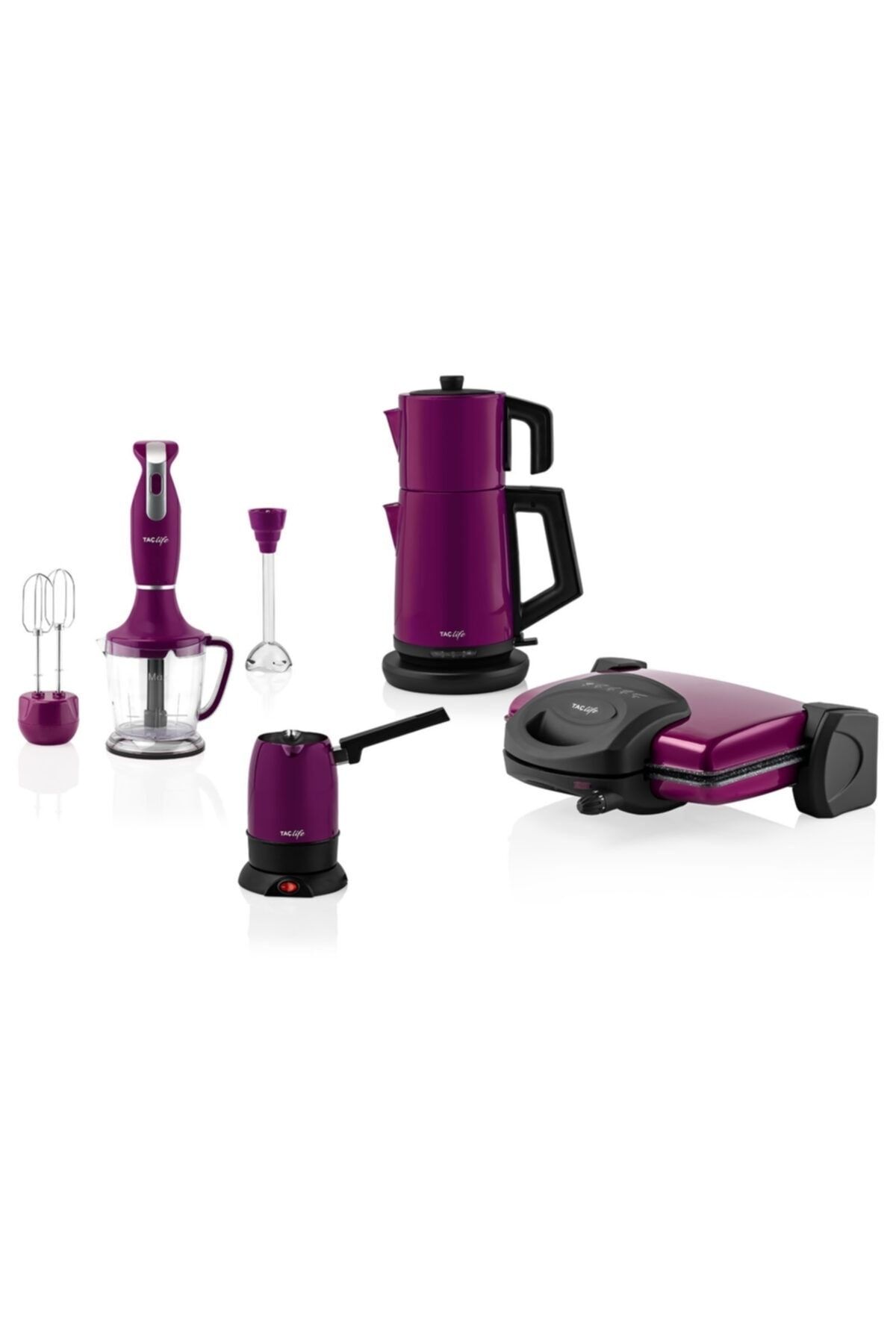 Taç Life Multi Set Elektrikli Çeyiz Seti - Mor