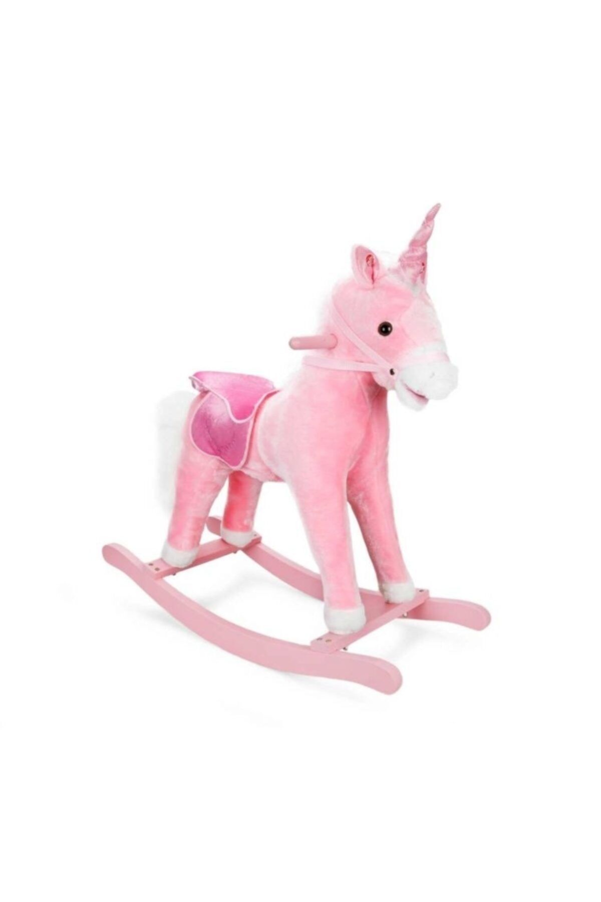 Sunman Yılın Ilk Fırsatları - Sallanan Unicorn At Hareketli Ve Müzikli Pembe - ™ Beyaz At®