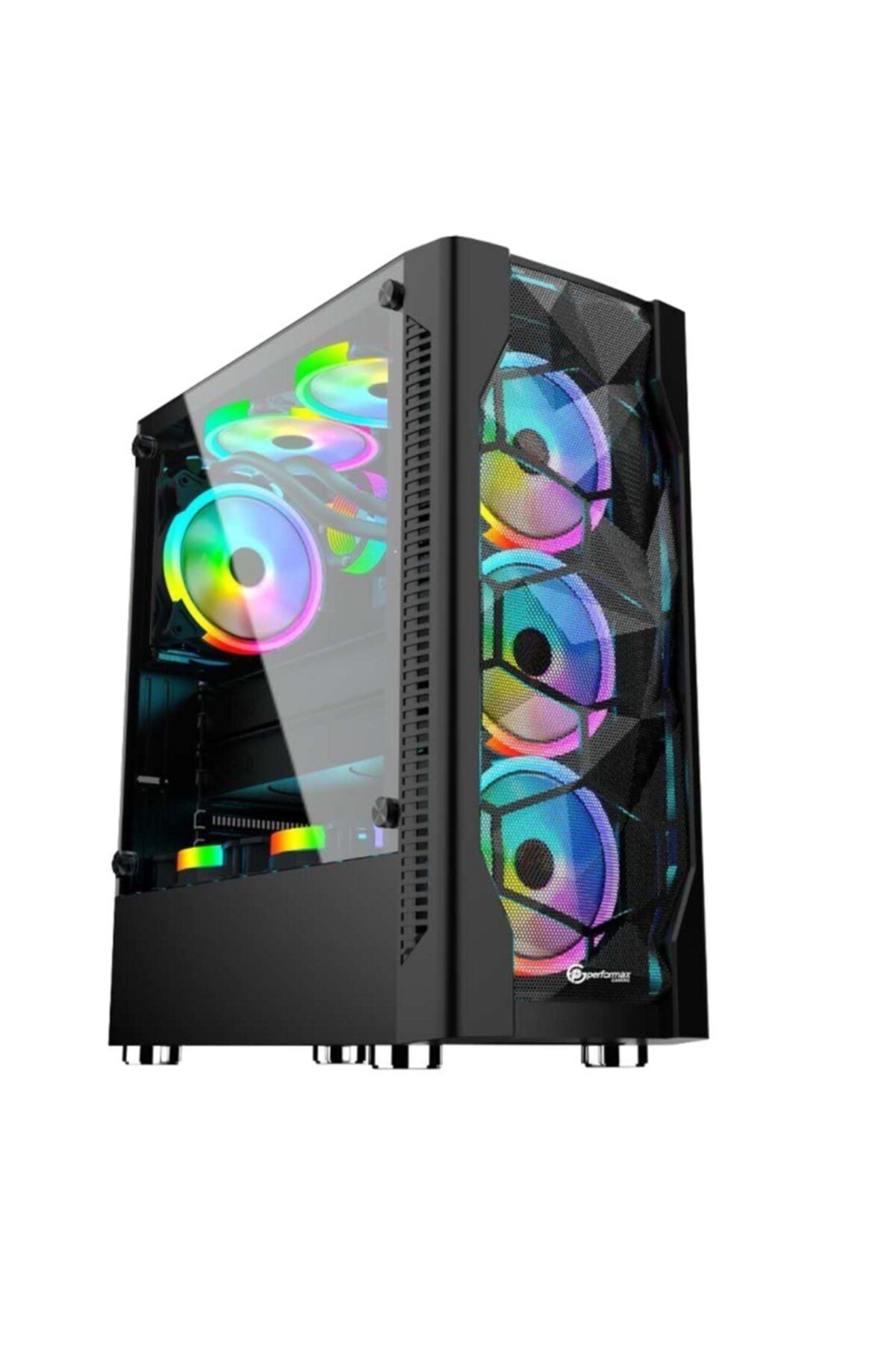 Performax 650w 80+ Bronze Inferno Bl-650b 4x Rgb Fanlı Gamıng Mıd-tower Kasa