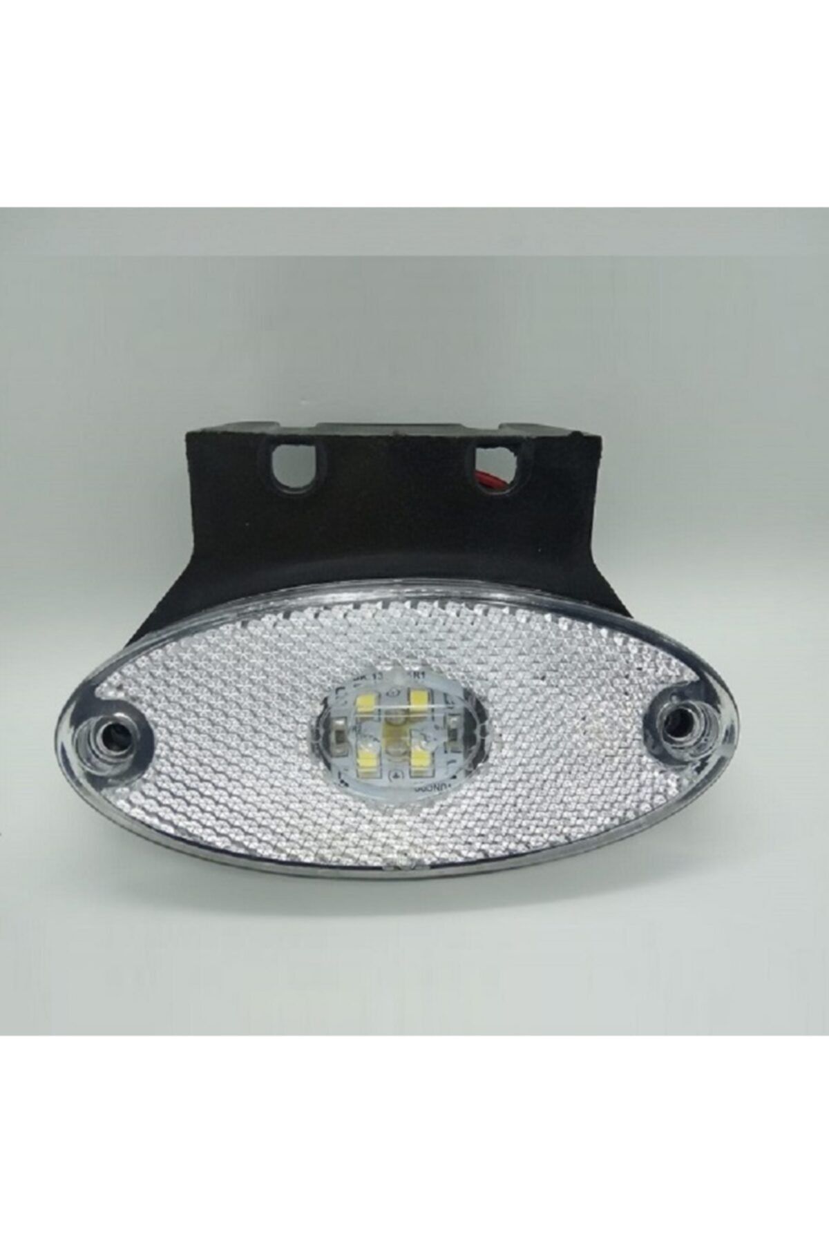 T.A.S. Side Marker Ledli Yan Kasa Oval Lamba, Tır Sallama Beyaz (10 Adet)