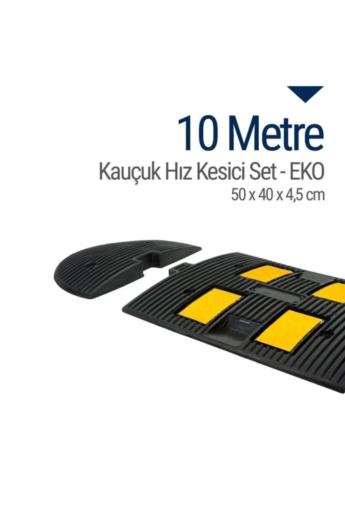 İleri Trafik Kauçuk Hız Kesici, Yol Kasisi 50 X 40 X 4,5cm - Eko - 10 Metre