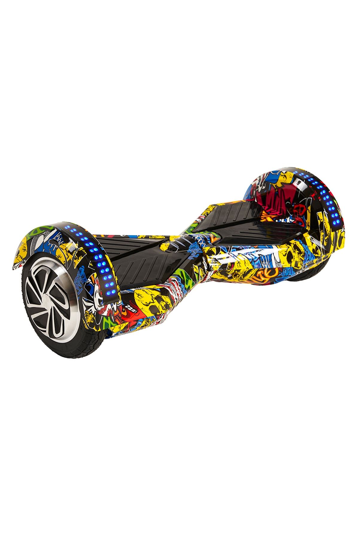 Smart Balance Elektrikli Kaykay Hoverboard 8.5 Inch Ledli Uzay Kasa Bluetooth Grafity 03 - Çantalı