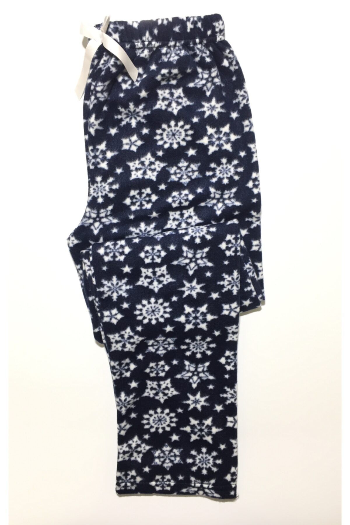 Altınay Cepsiz Polar Kışlık Pijama Altı