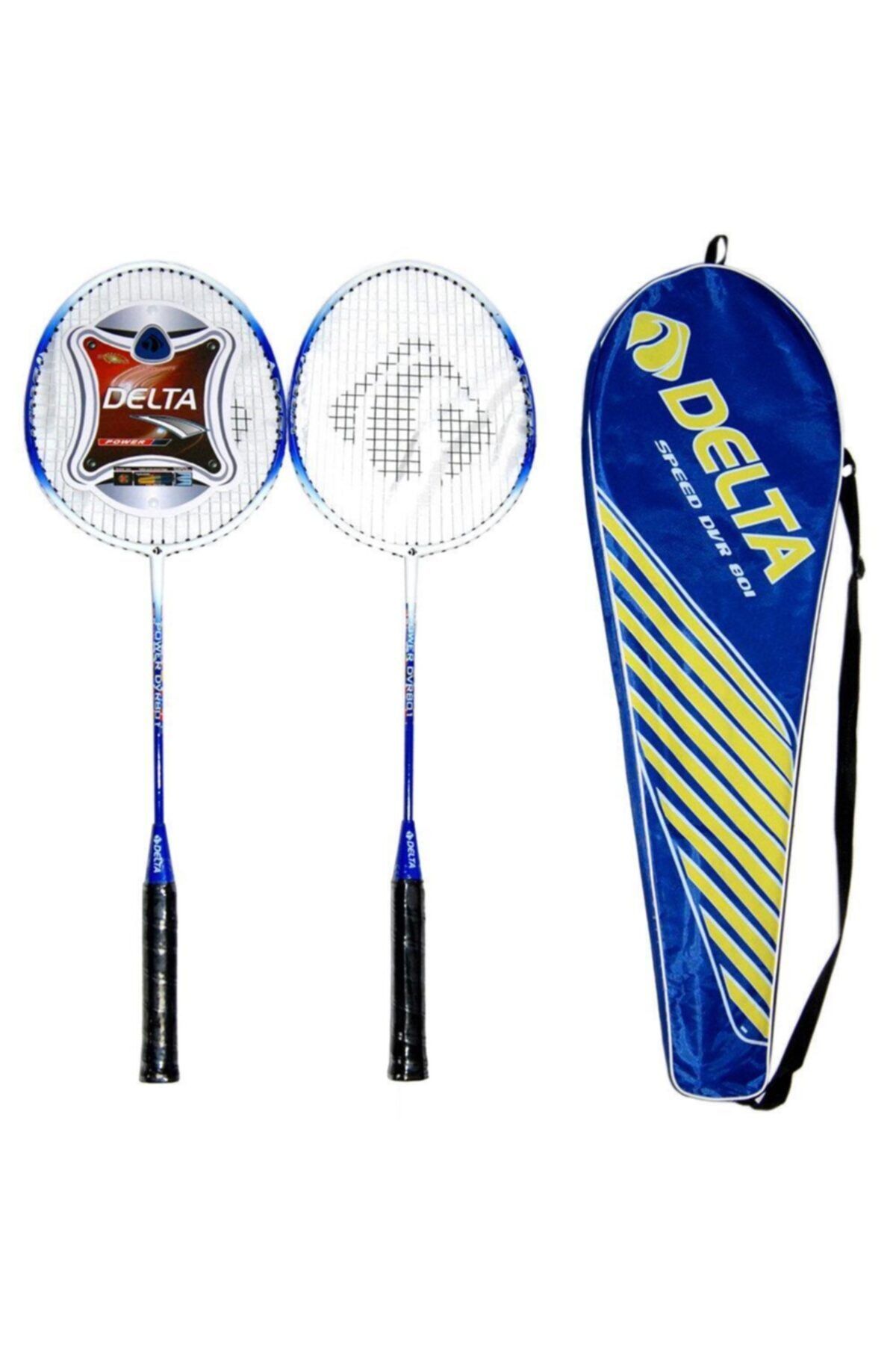 Delta Tek Parça 2 Adet Çiftli Badminton Raketi Çantalı Seti