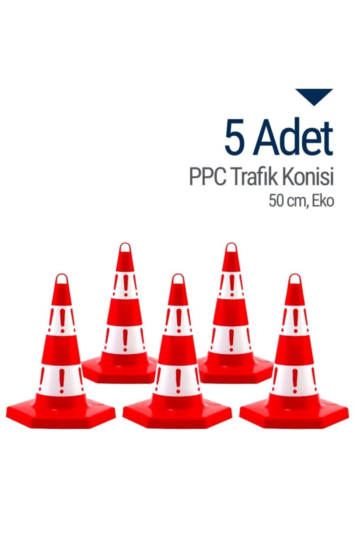 İleri Trafik 5 Adet Eko Trafik Konisi 50 Cm Trafik Dubası