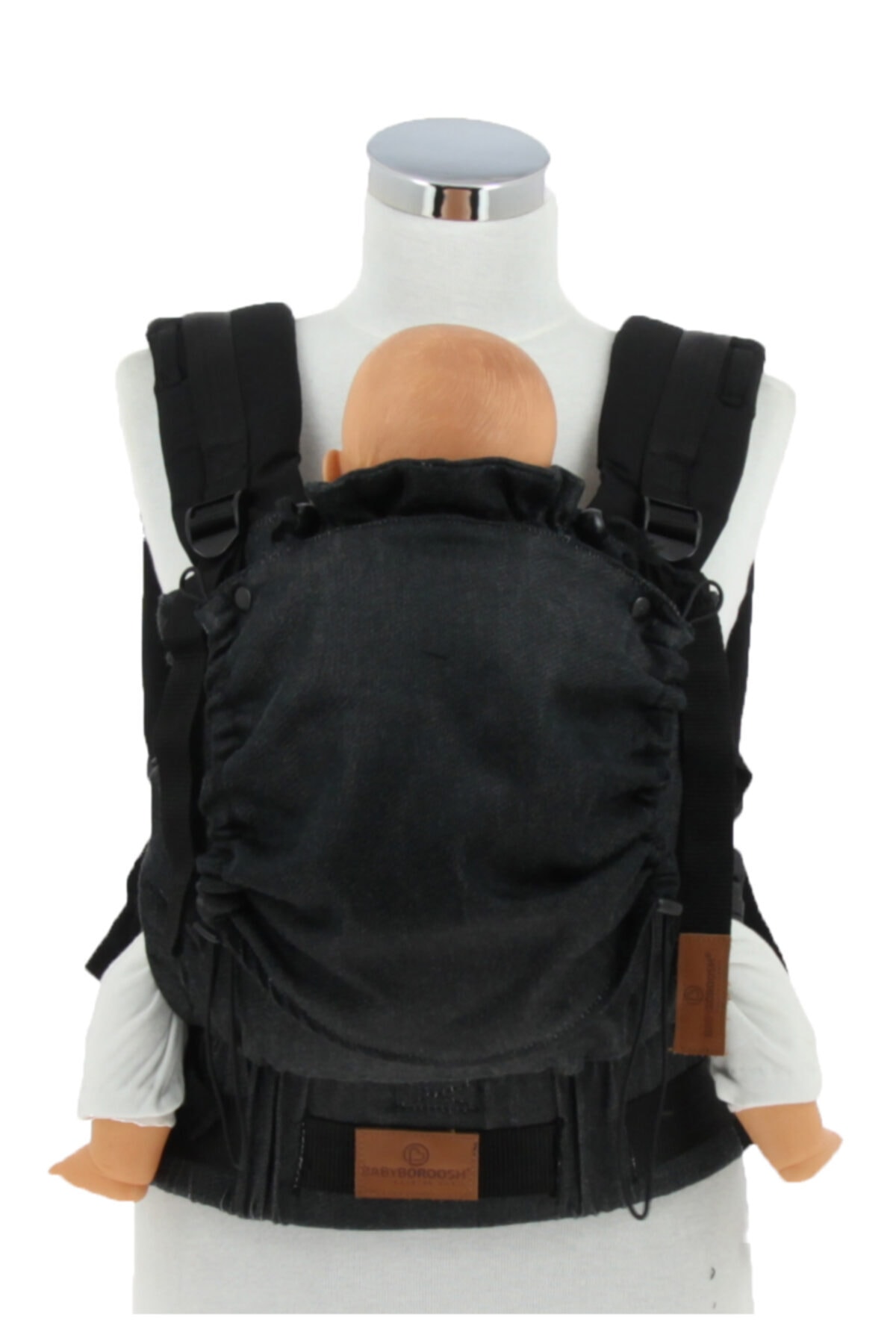 Boroosh Baby New Age Dark Bebekle Büyüyen %100 Pamuklu Ergonomik Bebek Kangurusu