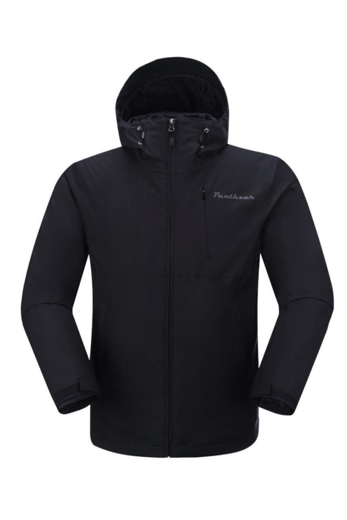 AVSETİ Erkek Siyah Panthzer Kazbek Mont 3in1