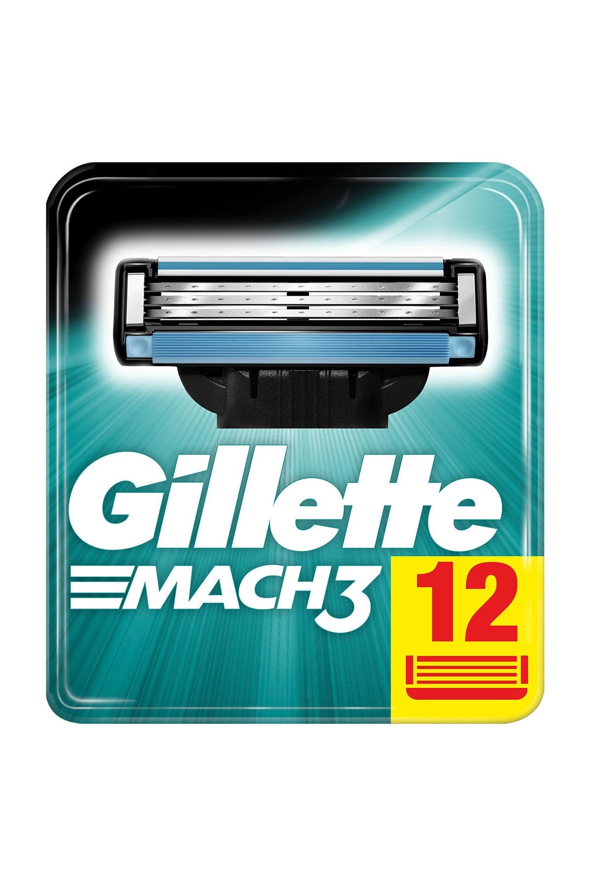 Gillette Mach3 Yedek Tıraş Bıçağı 12'li