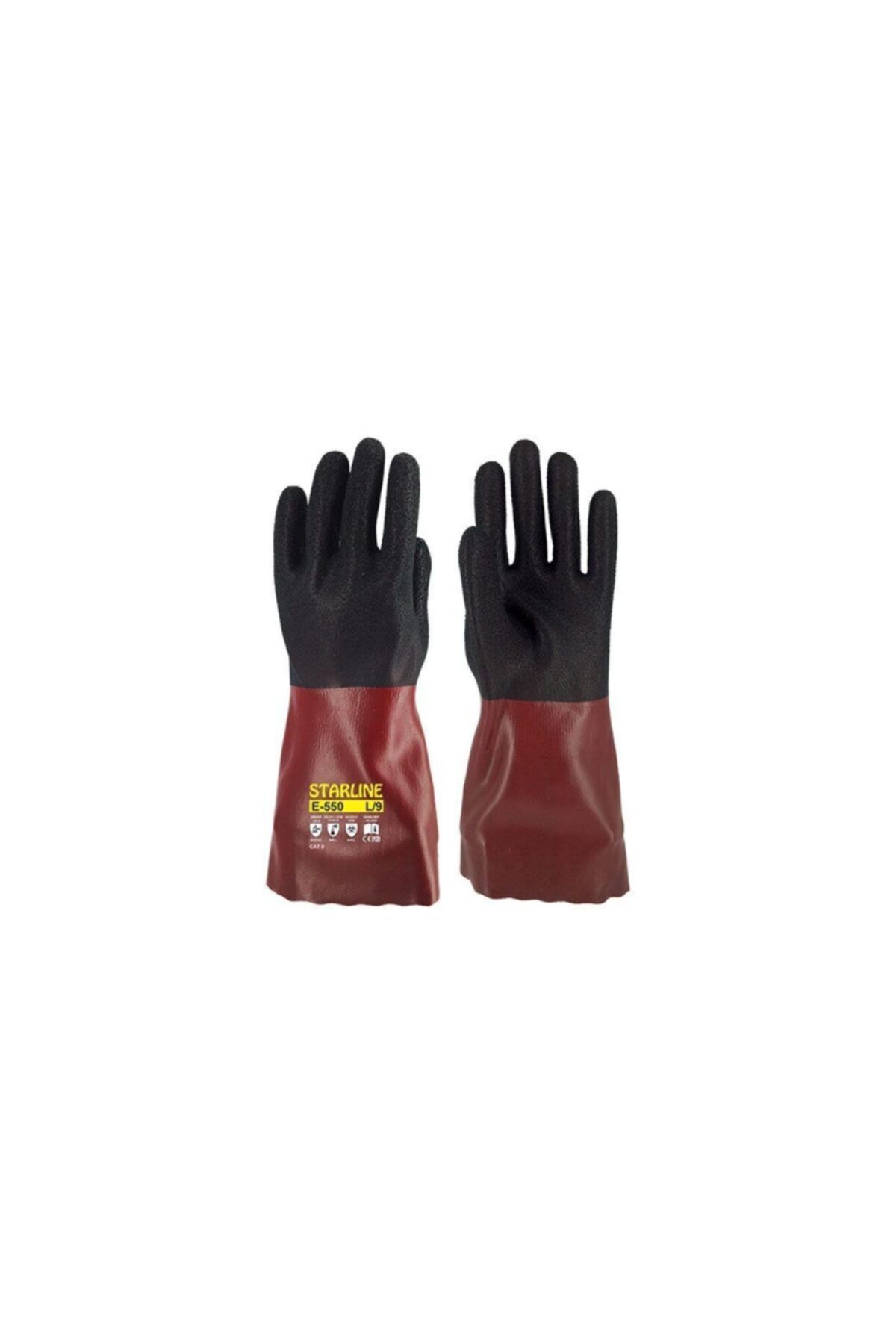 Starline E-550 Pvc Kimyasal Eldiven No: 10