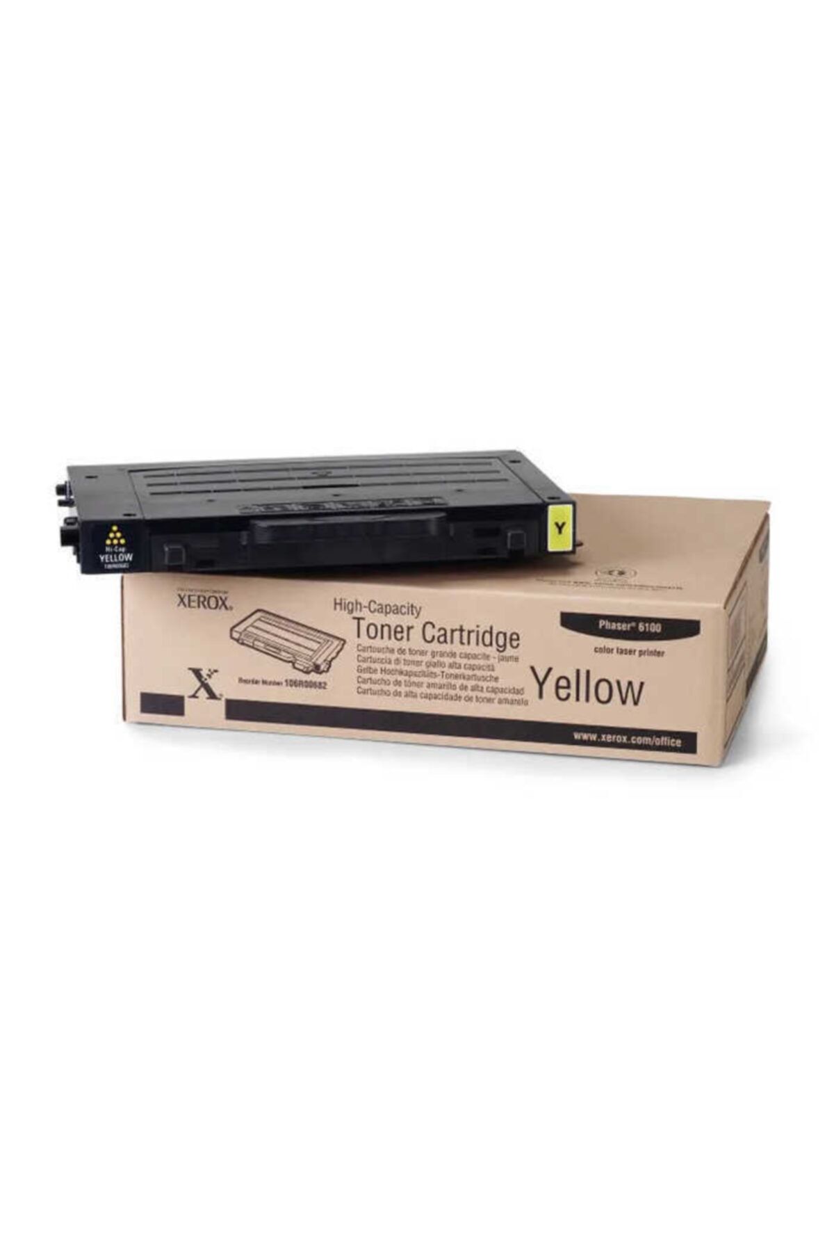 Xerox Phaser 6100-106r00682 Sarı Orjinal Toner Yüksek Kapasiteli