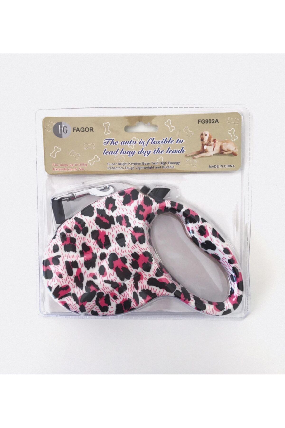 FELIX Flexi Lüx Tasma 5 Mt. - Pembe