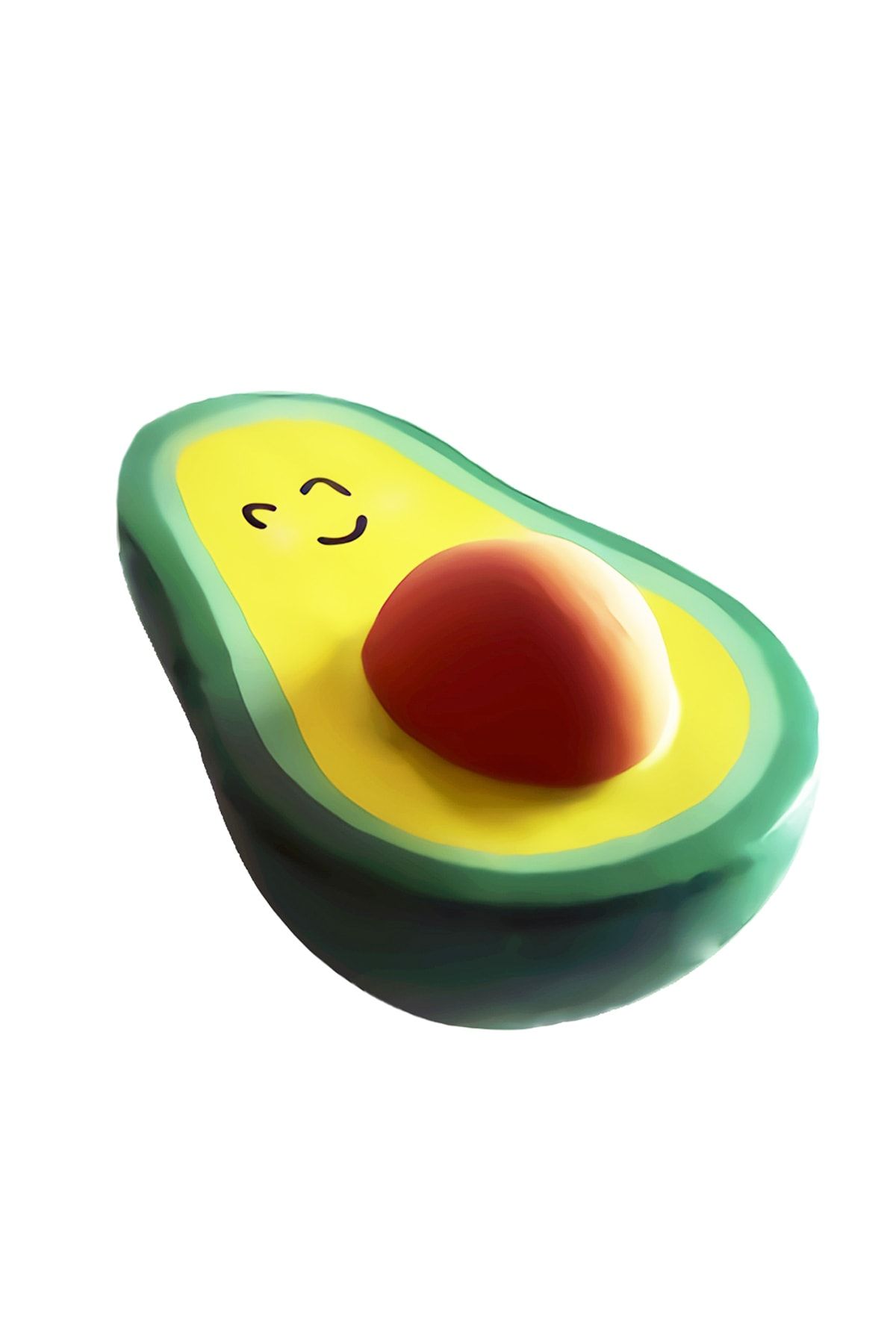 Playseba Sevimli Avakado Squishy 6 cm Mini - Sık Bırak Kokulu Sukuşi