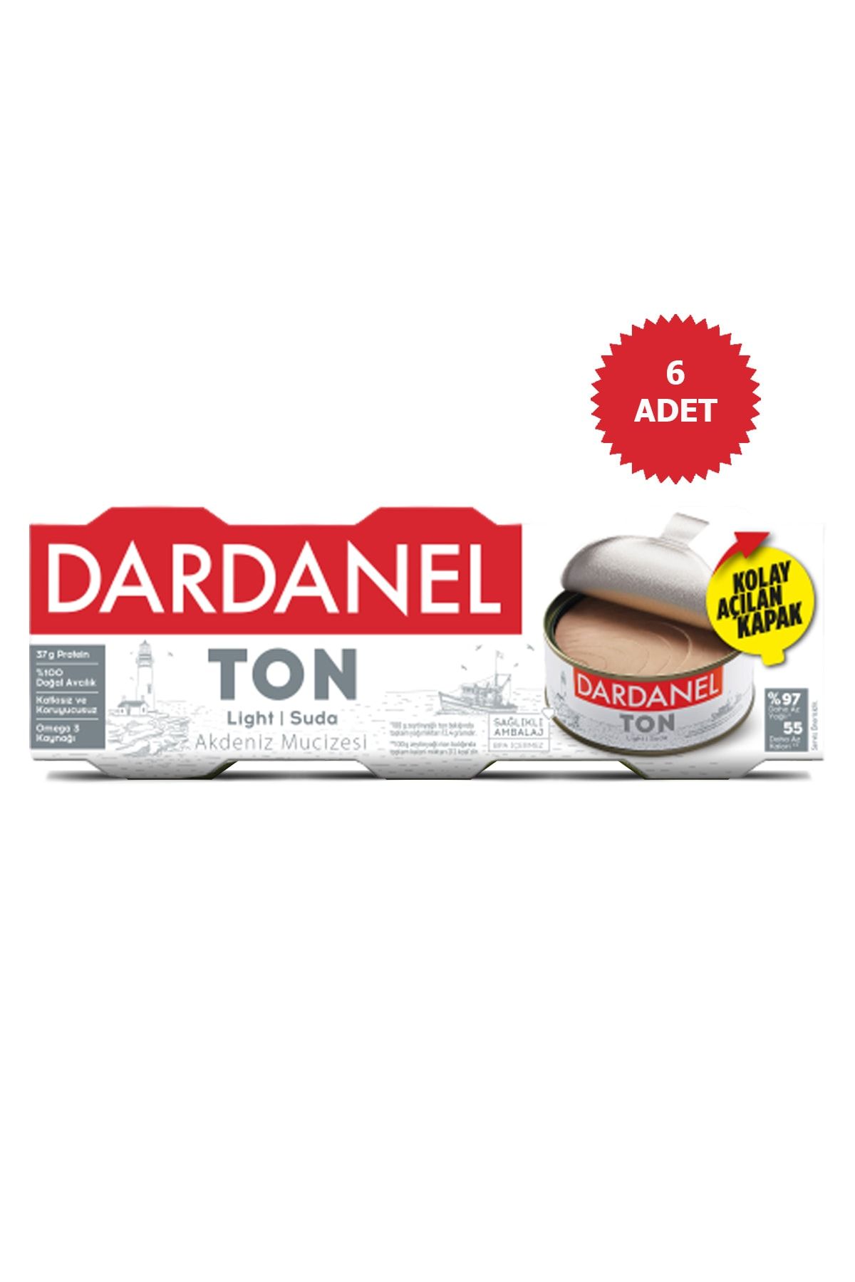 Dardanel Light Ton Balığı 3x75g 6 Adet