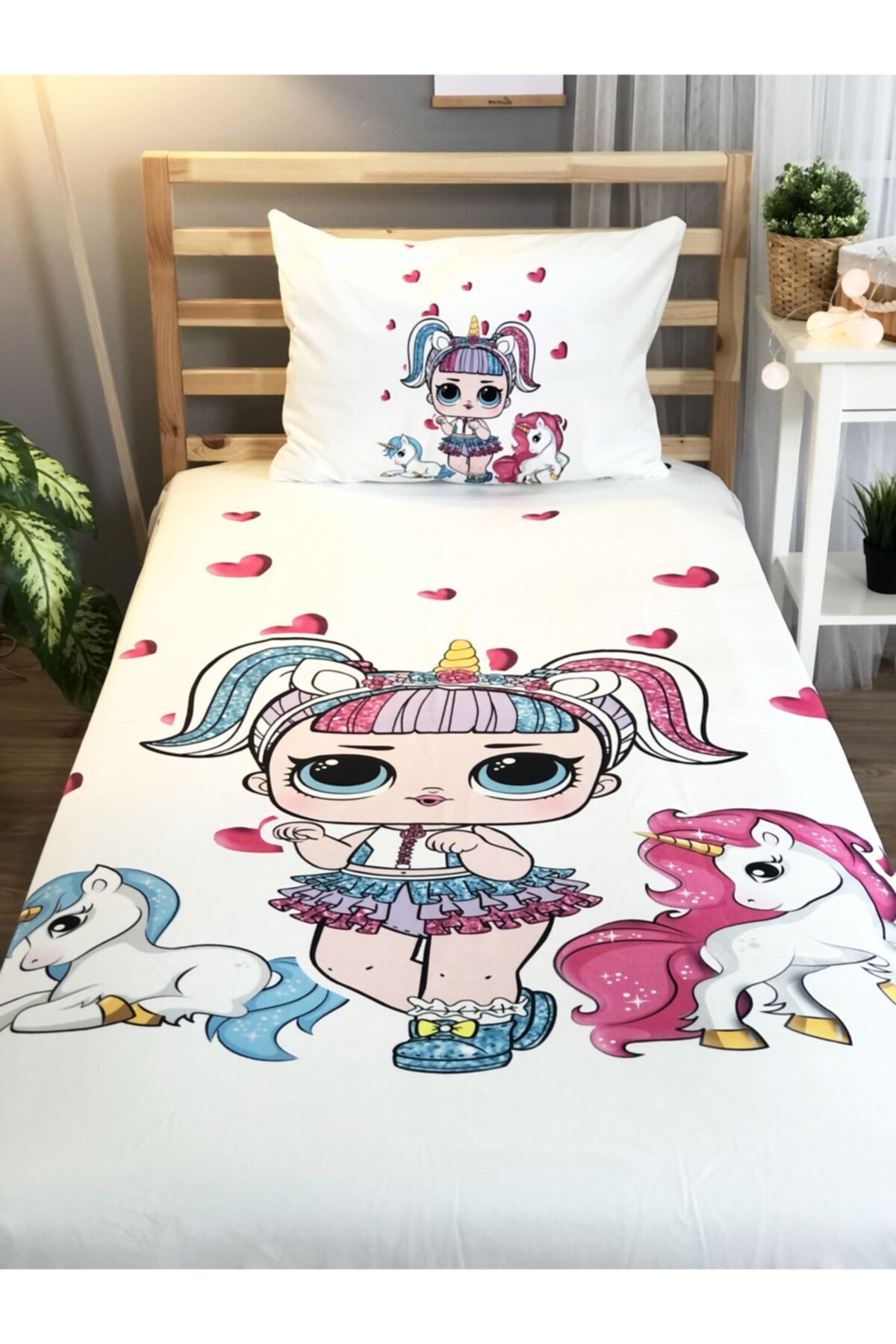 Evmila Unicornlar Dekorafit Örtü 136