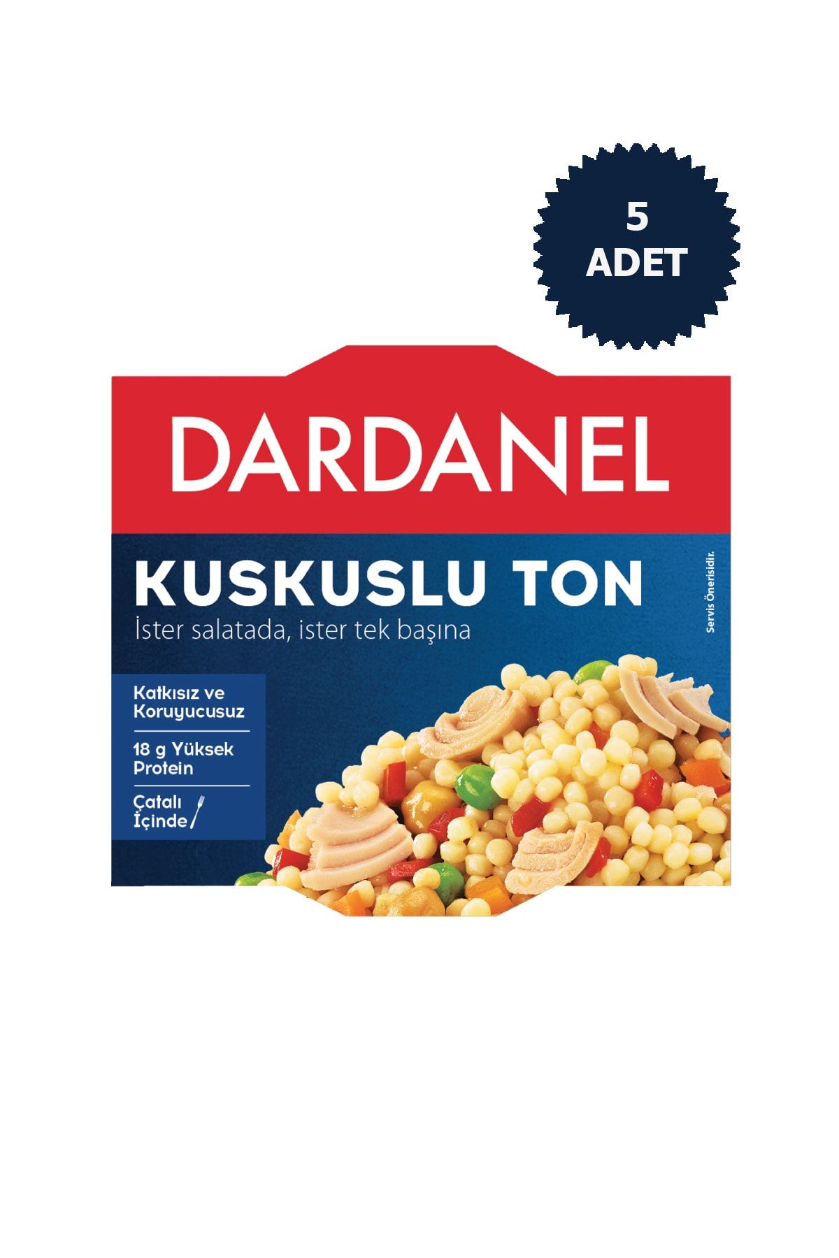 Dardanel Kuskuslu Ton 185g 5 Adet