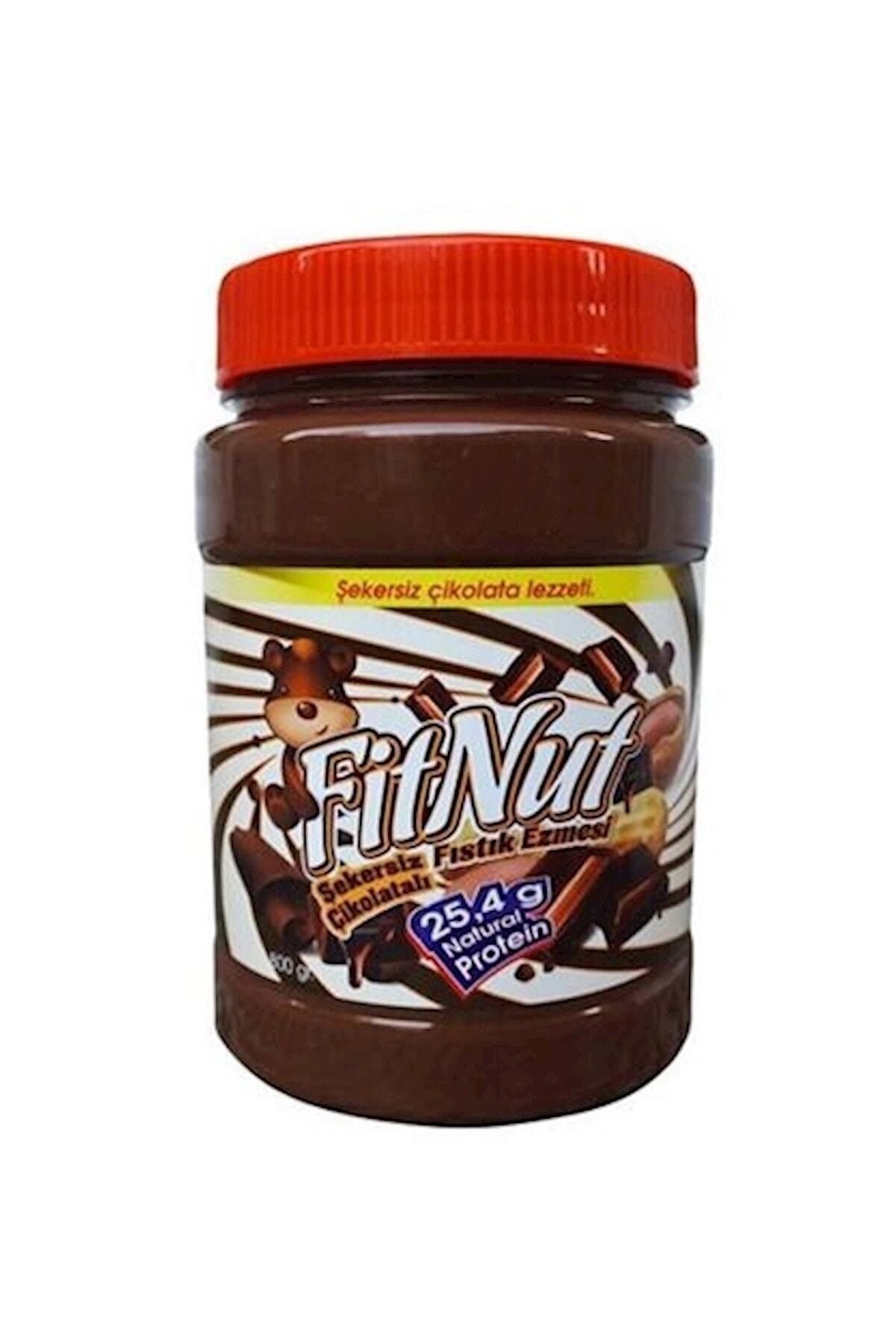 FitNut Fıstık Ezmesi Şekersiz Çikolatalı 800 gr