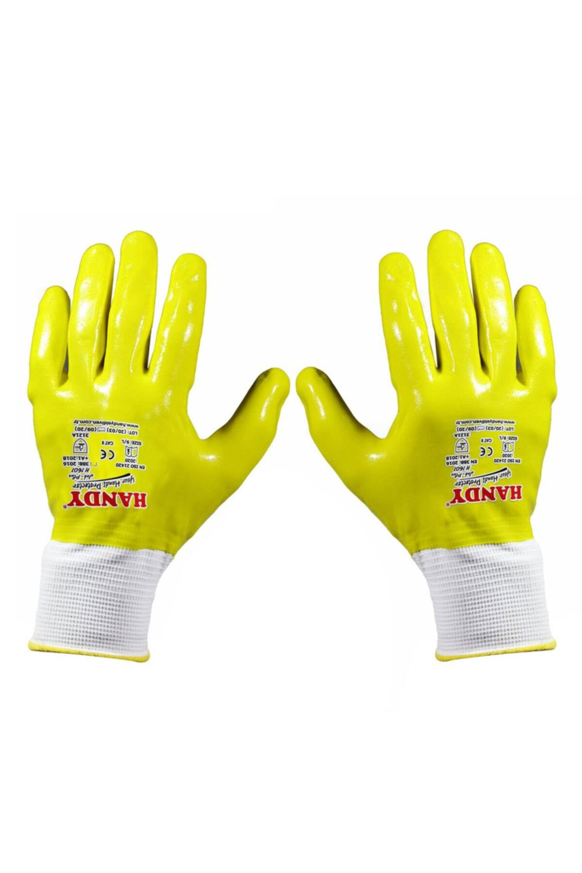 Handy H1601 Nitril Tam Kaplama Iş Eldiveni Sanayi Inşaat Usta Eldiveni 9/l (1 ÇİFT)