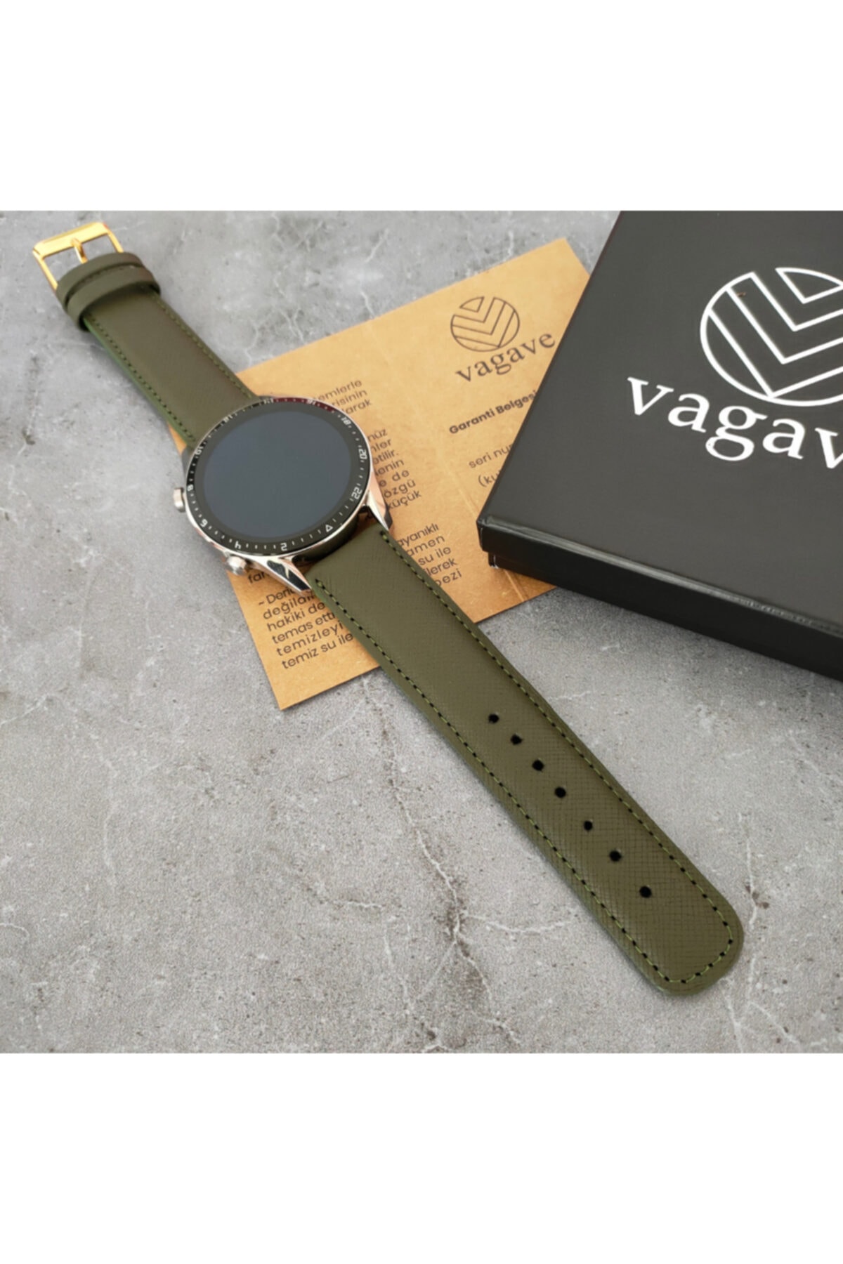 vagave Huawei Watch Deri Kordon Gt / Gt2 / Gt2e / Gt2pro / Gt3 / Gt3 Pro 46mm El Yapımı 8 Farklı Renk