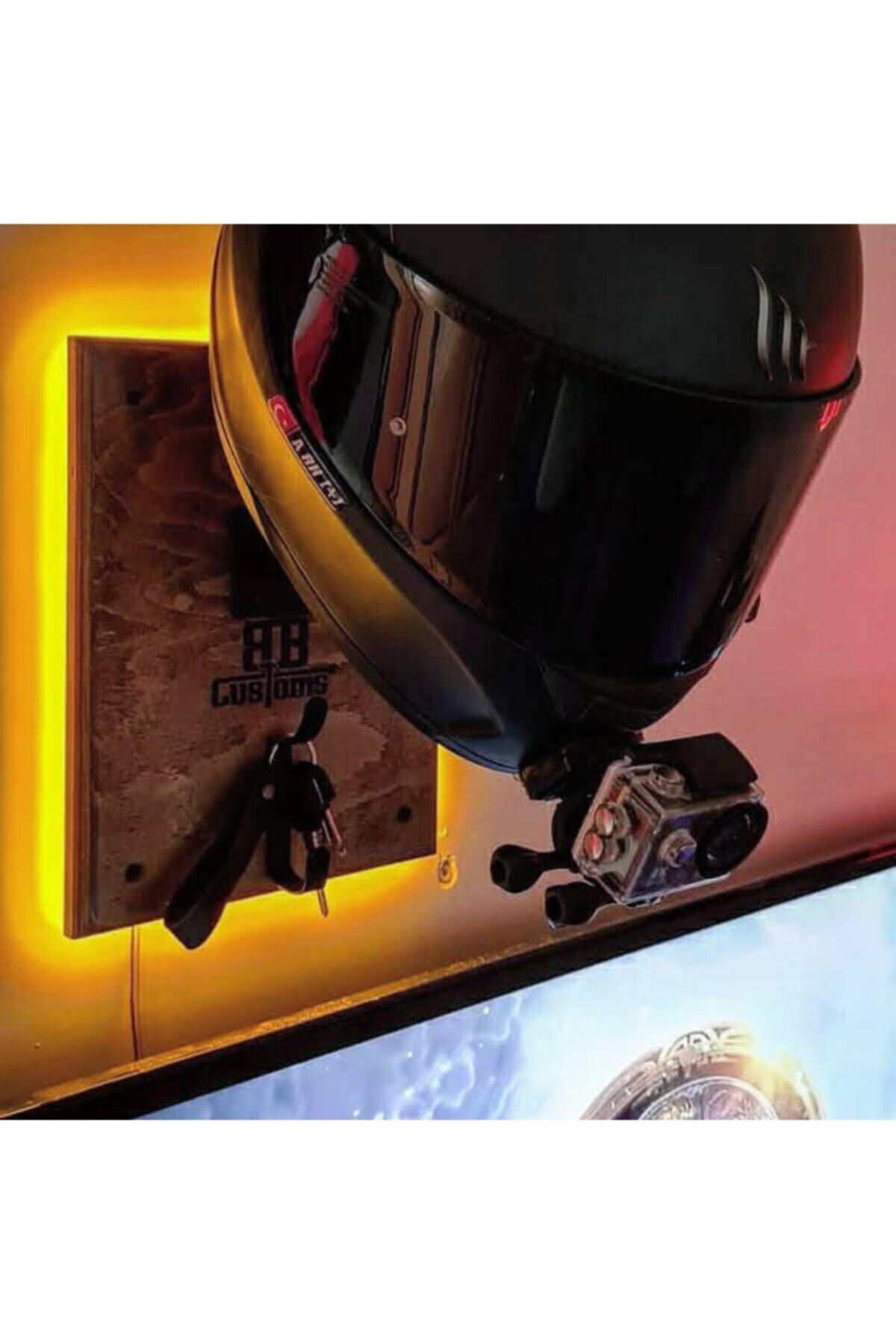 bb customs Kask Askılığı - Mark1l Led Aydınlatmalı