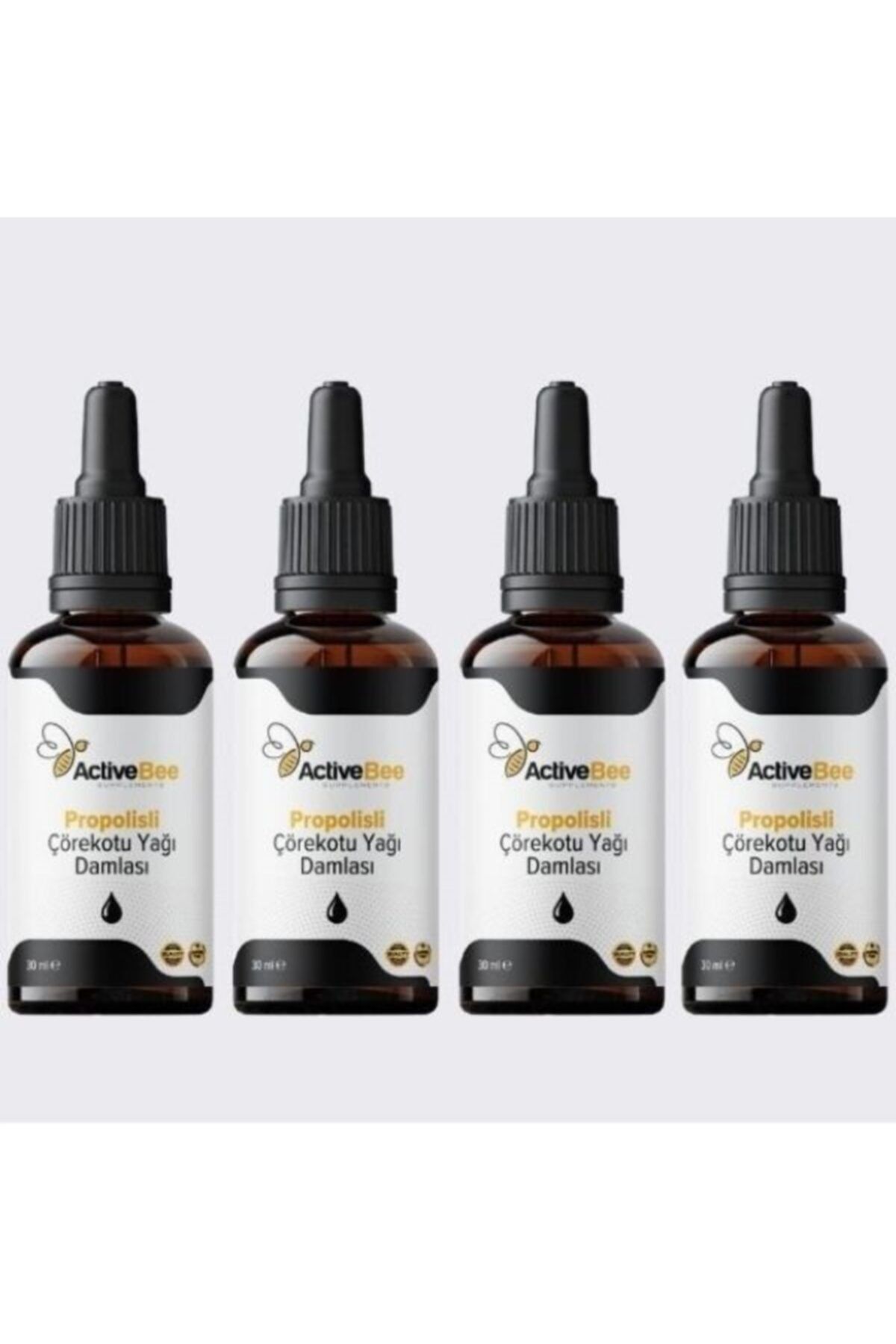 ActiveBee Supplements Propolisli Çörekotu Yağı Damlası (4 Adet)