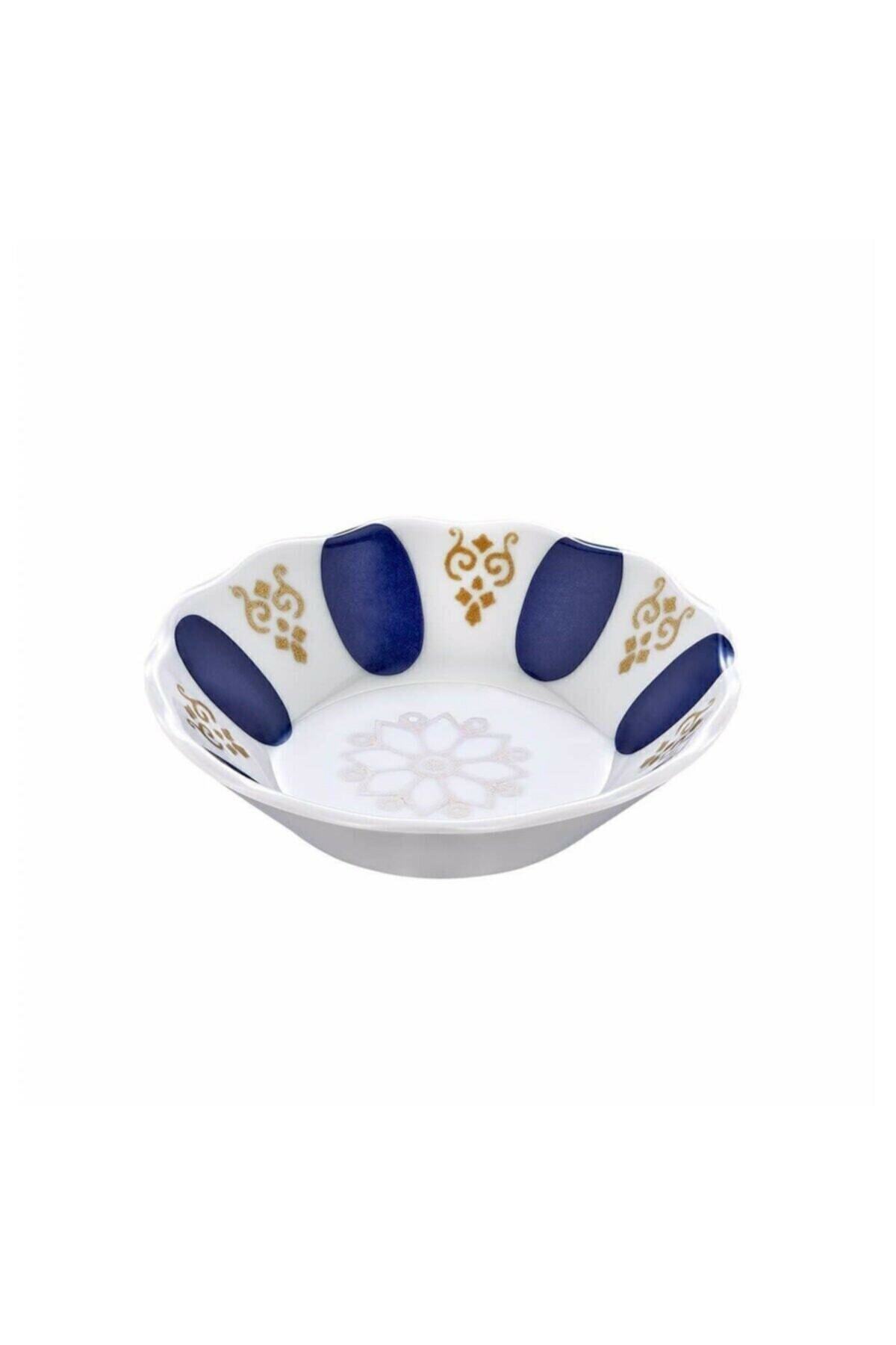 Hibana Melamin X 6 Adet Çay Tabak 10cm Mavi Benekli (çap:10cm Yuk:2.5cm 48gr)
