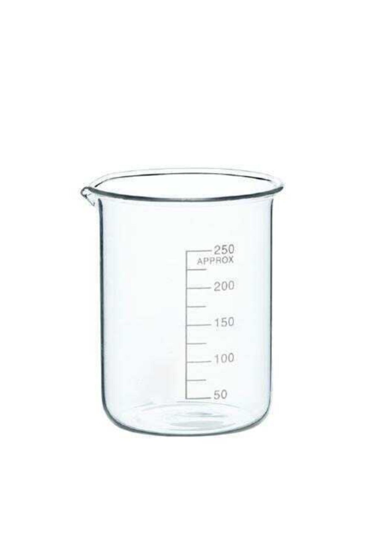 mutlulab 250 Ml Cam Beher - 12 Adet - Kısa Form - Isotherm - Yüksek Kalite