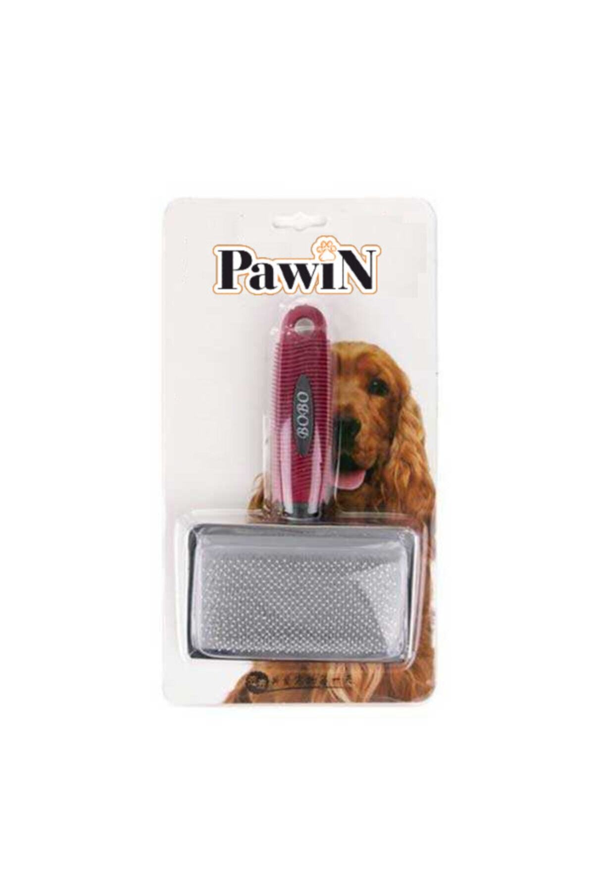 pawin Kedi Köpek Tarağı 12x6 cm Bordo