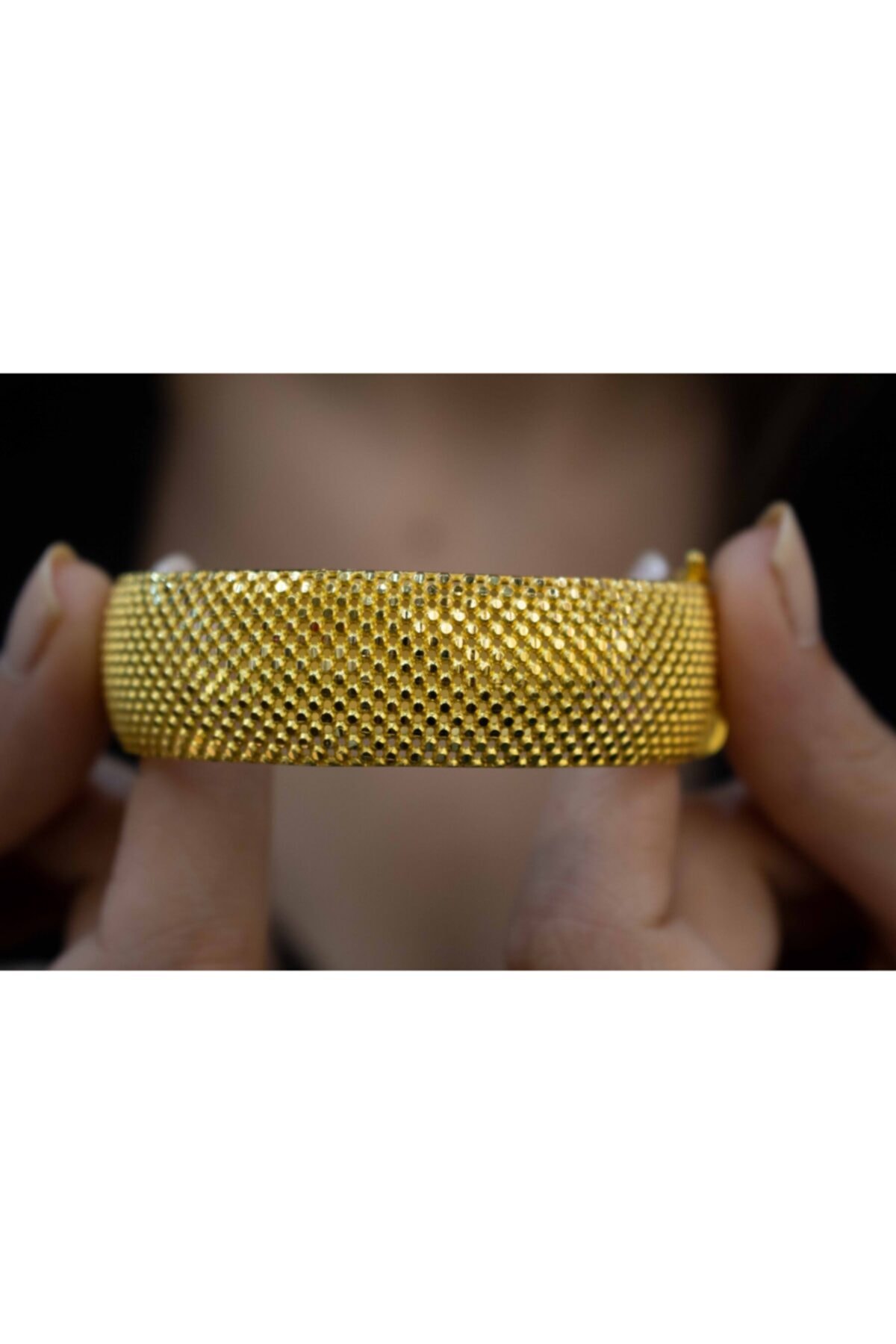 özlem kuyumculuk 22 Ayar Telkari Kilitli Bilezik Ozblk00004