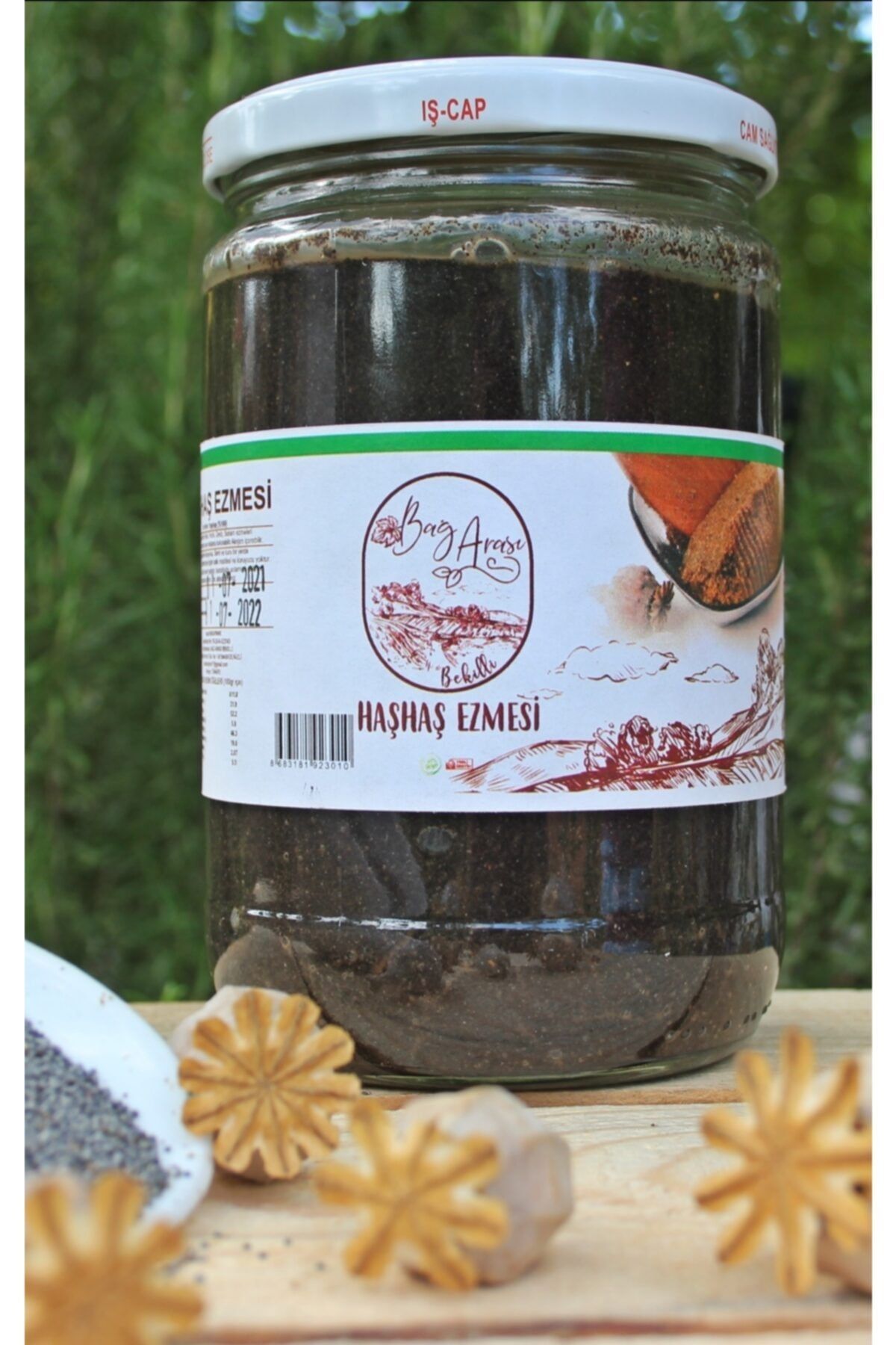 Bağ Arası Bekilli Haşhaş Ezmesi 600 Gr Katkısız - Şekersiz (geleneksel)