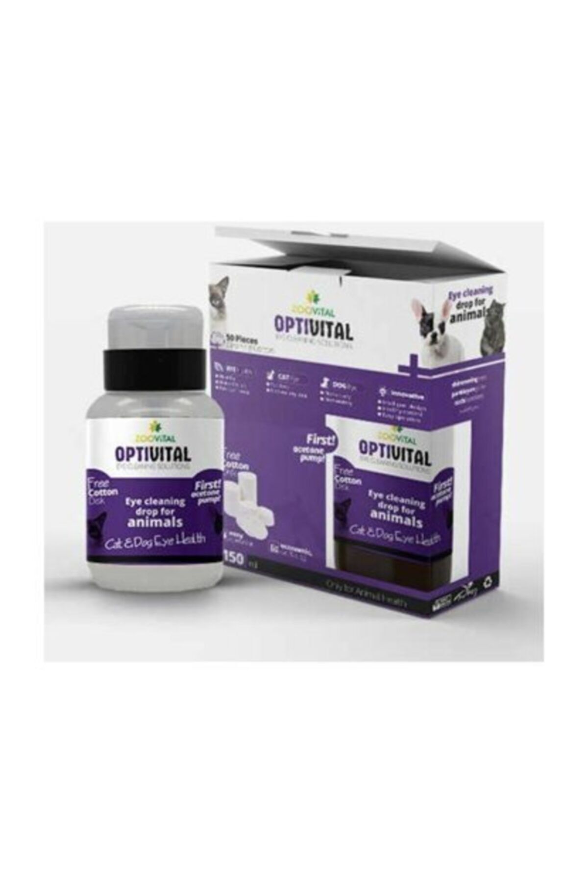 Zoovital Optivital Gözyaşı Temizleme Solüsyonu 150 Ml