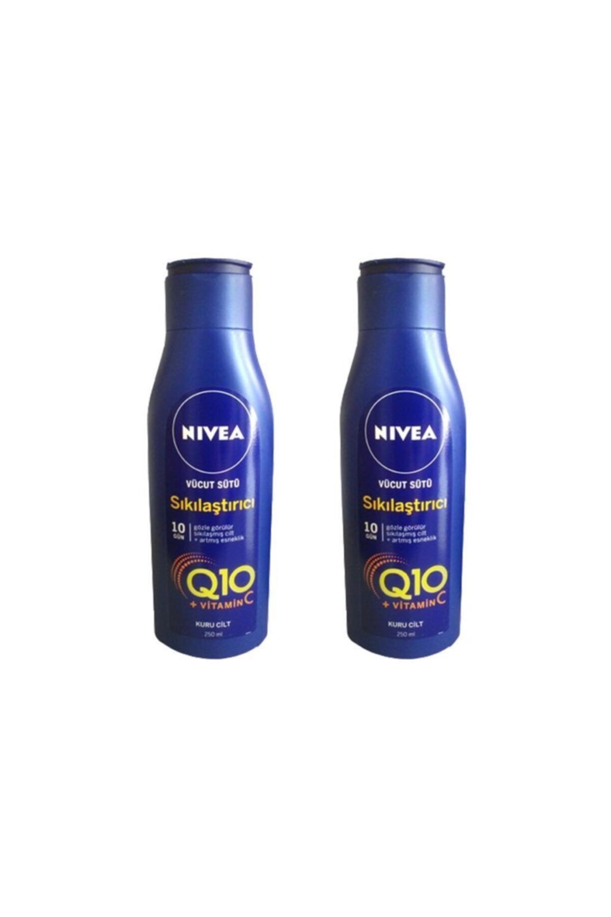 Nivea Q10 Vücut Sıkılaştırıcı Vücut Losyonu 250 Ml Kuru Ciltler X 2 Adet