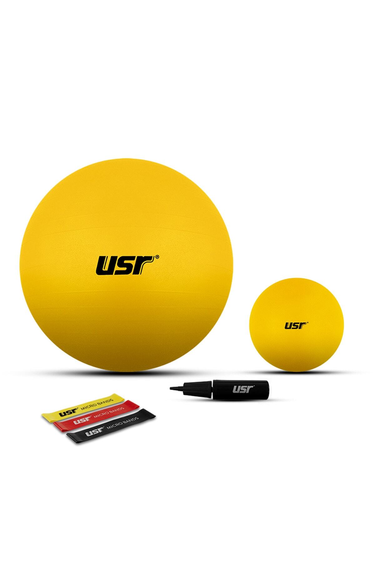 USR 554m 20+55 Cm Pilates Topu + Pompası + 3 Micro Bant