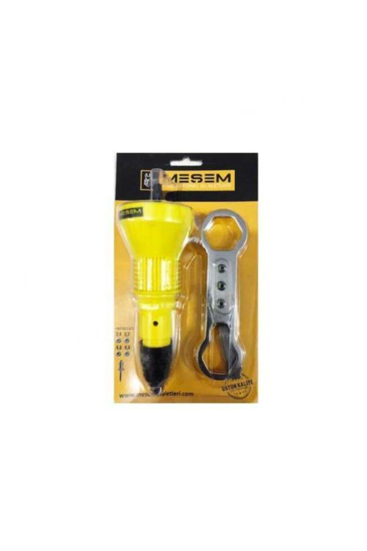 Meşem 3740 Perçinleme Matkap Adaptörü 170mm 4 Farklı Perçinleme