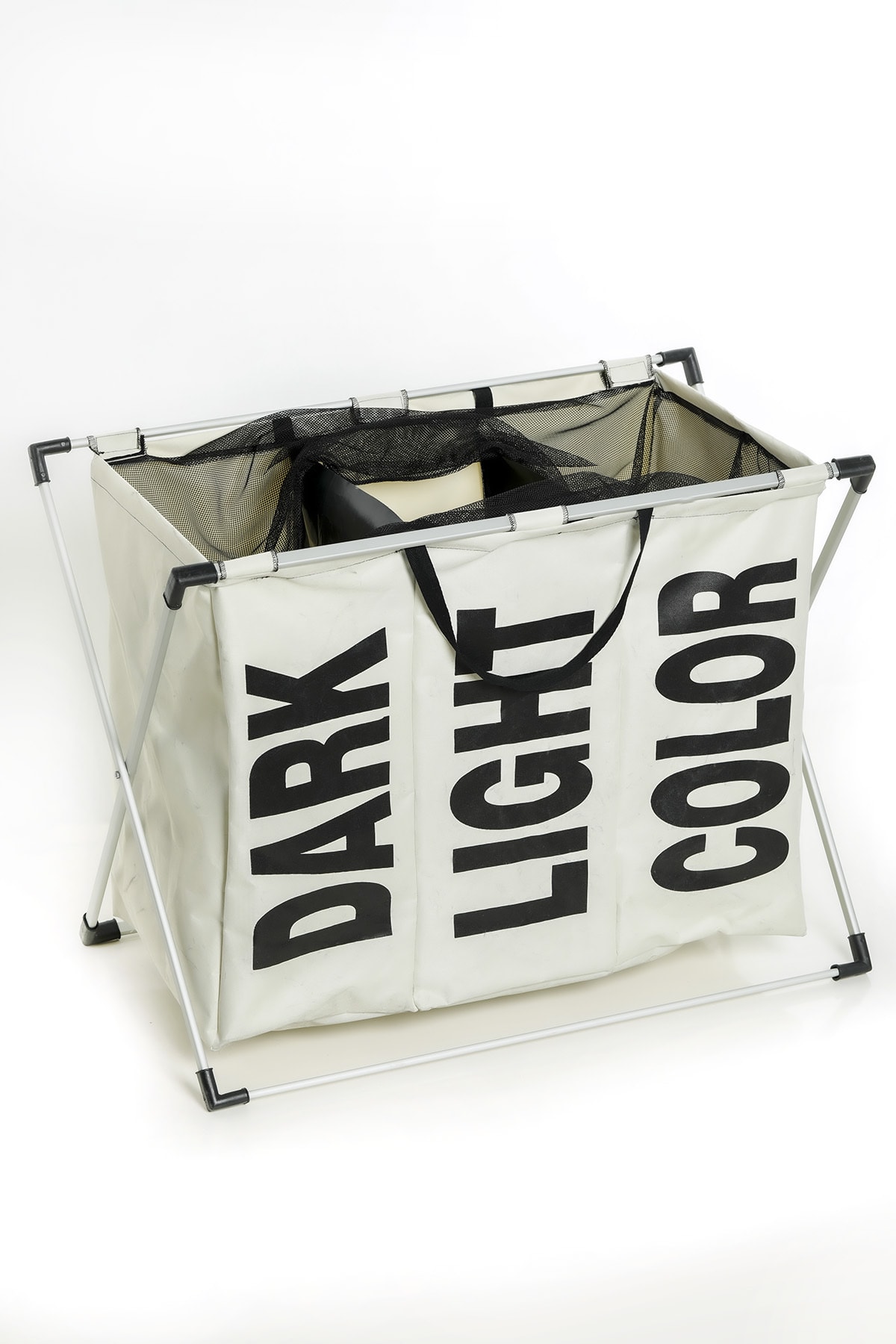 MHK Collection Katlanabilir Pratik Organizer 3 Bölmeli Çamaşır Sepeti