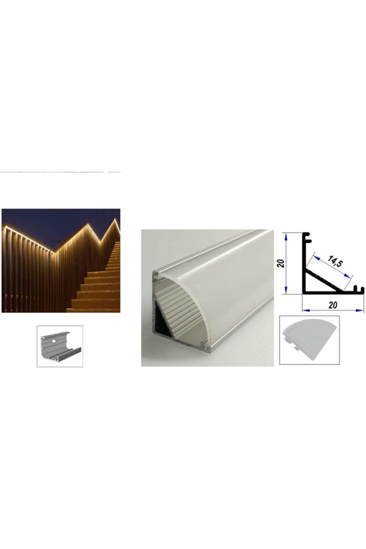spl kose led profili oval kapak fiyati yorumlari trendyol